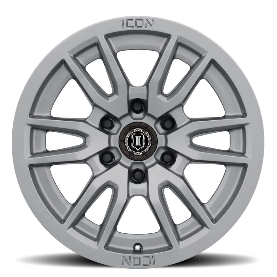 Vector 6 ICON Alloys, Titanium, 17 x 8.5/6 x 135, 6mm Offset, 5" BS, 2417856350TT