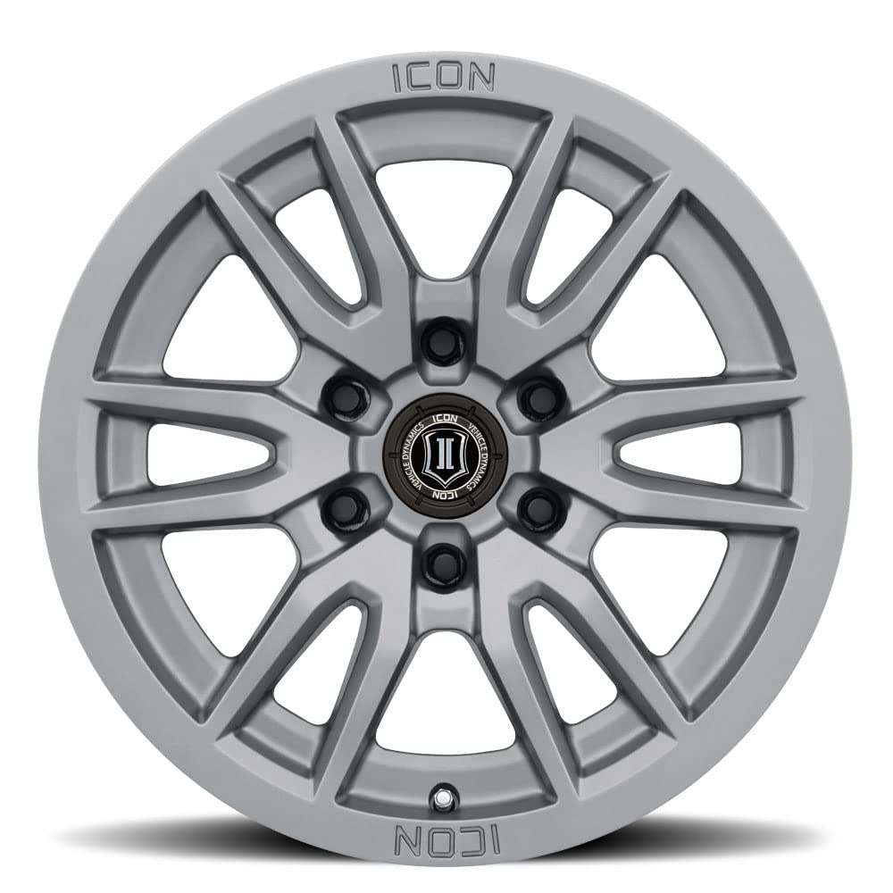 Vector 6 ICON Alloys, Titanium, 17 x 8.5/6 x 5.5, 0mm Offset, 4.75" BS, 2417858347TT