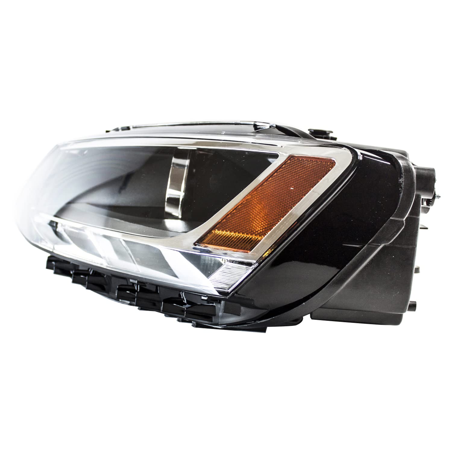 Left TYC Headlight Assembly Compatible with 2011-2016 Volkswagen Jetta