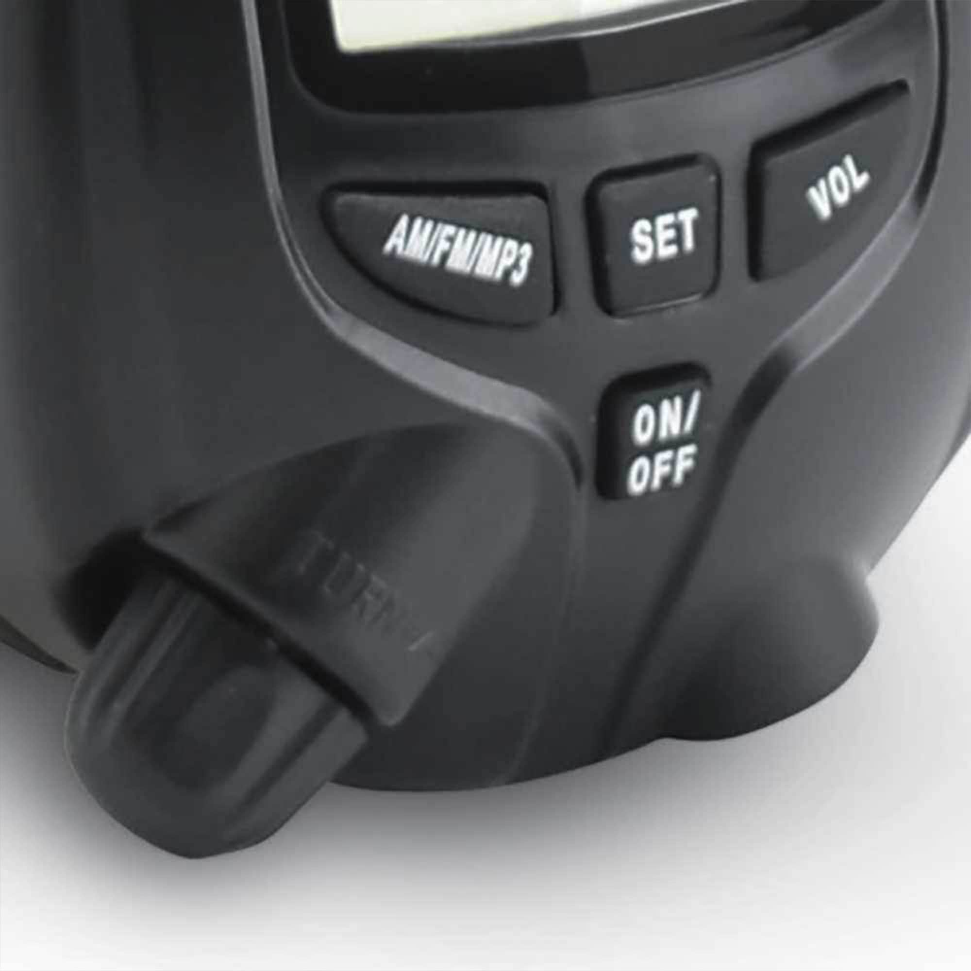 WALKER'S AM/FM Digital Radio Muff - 25dB Noise Reduction Rating Hunting Shooting Hearing Protection Electronic Earmuffs w/ Radio, MP3/CD Player Jack, 2 AAA Batteries Included