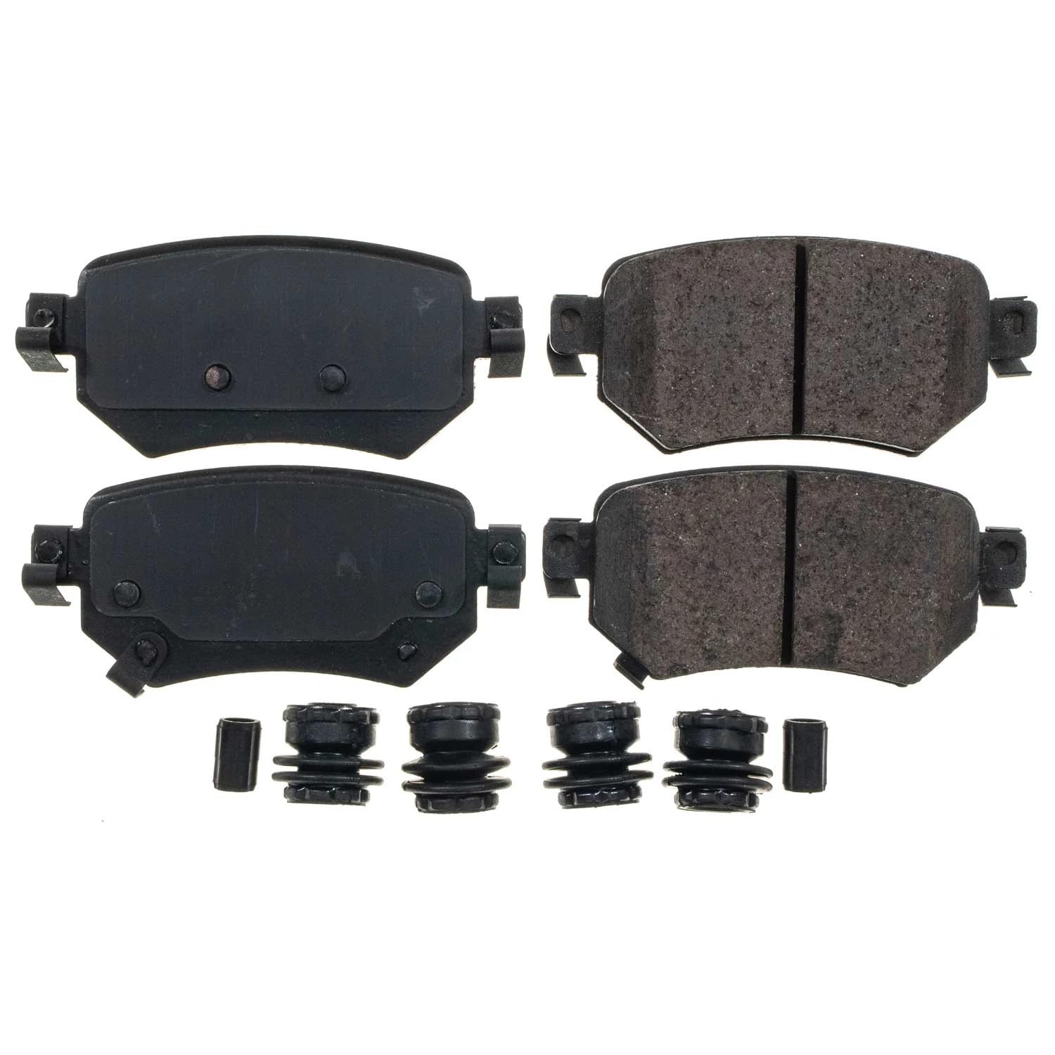 Rear Brake Kit Power Stop For Mazda 6 2016-21 - Ceramic Brake Pads With Installation Hardware, 17-1874