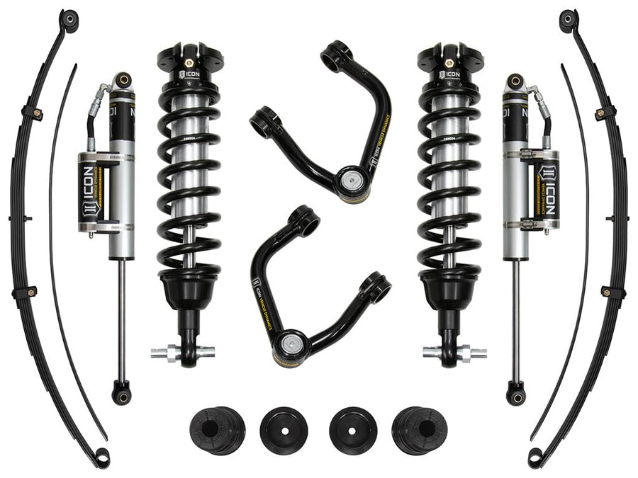 19-21 Ford Ranger ICON, 0-3.5" Lift, Stage 6 Susp System, Tubular UCA Al Knuckle