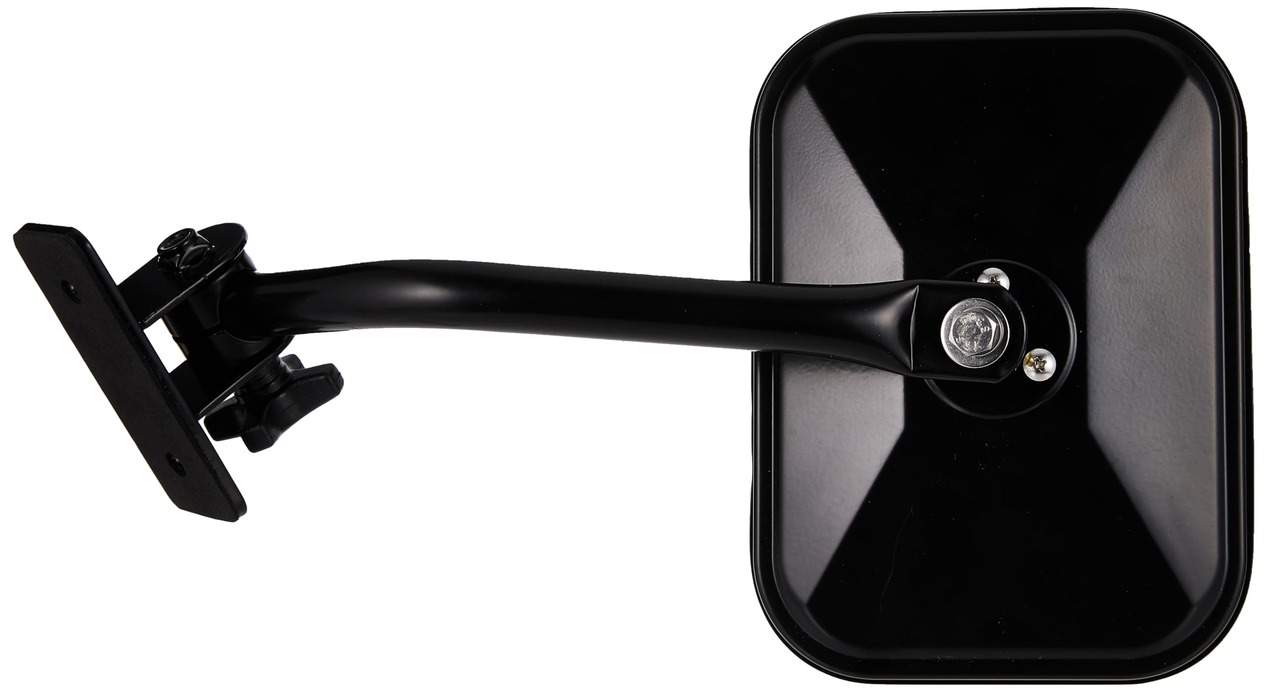 Quick Release Mirror Kit, Rugged Ridge Rectangular, Black | 11025.12 | Fits 1997-2018 Jeep Wrangler TJ/JK