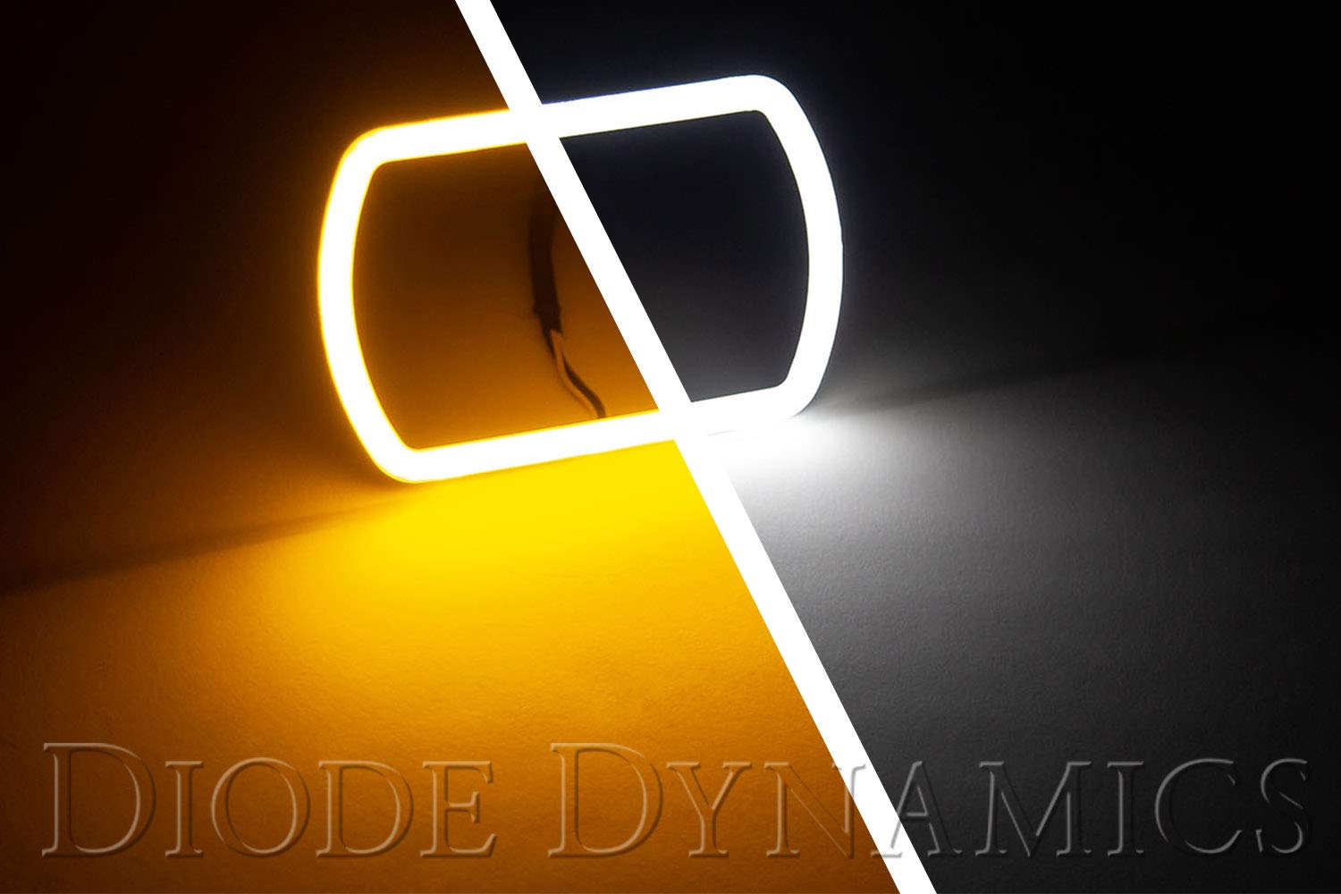 Switchback Diode Dynamics White+Signal Rounded Rectangle Halos