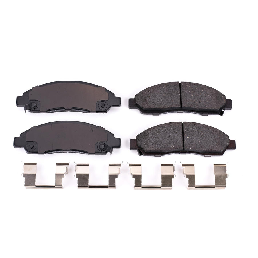 Power Stop Z17 17-1039 Front Ceramic Brake Pads with Hardware For Chevrolet Colorado, GMC Canyon, Isuzu i-, Isuzu i-290, Isuzu i-, Isuzu i-370 [Model Specific]