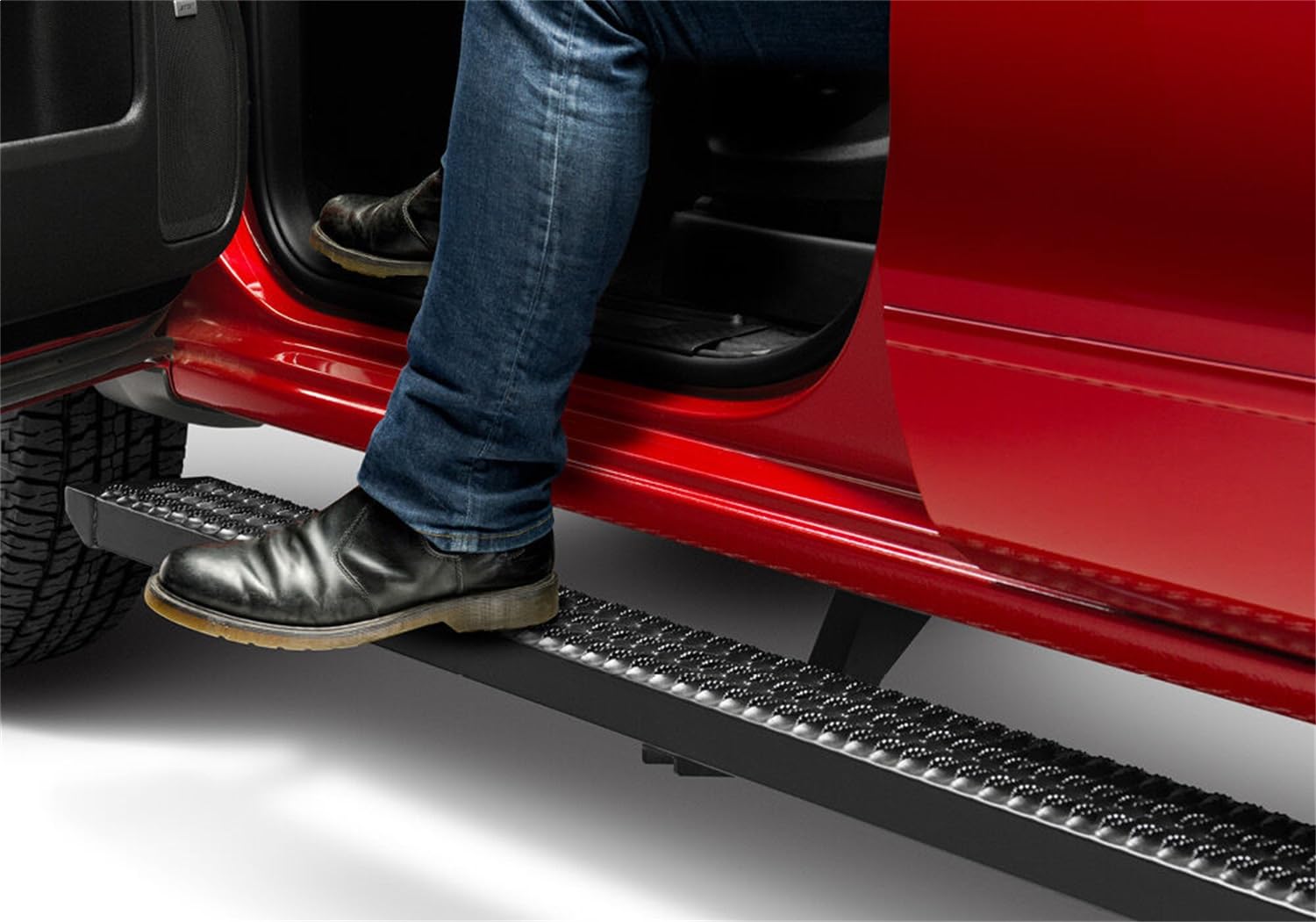 N-FAB Growler Fleet Step Cab Length, Textured Black | GFC17RC-TX | fits Chevy-GMC 2500 / 3500 (Diesel) Regular Cab 17-18