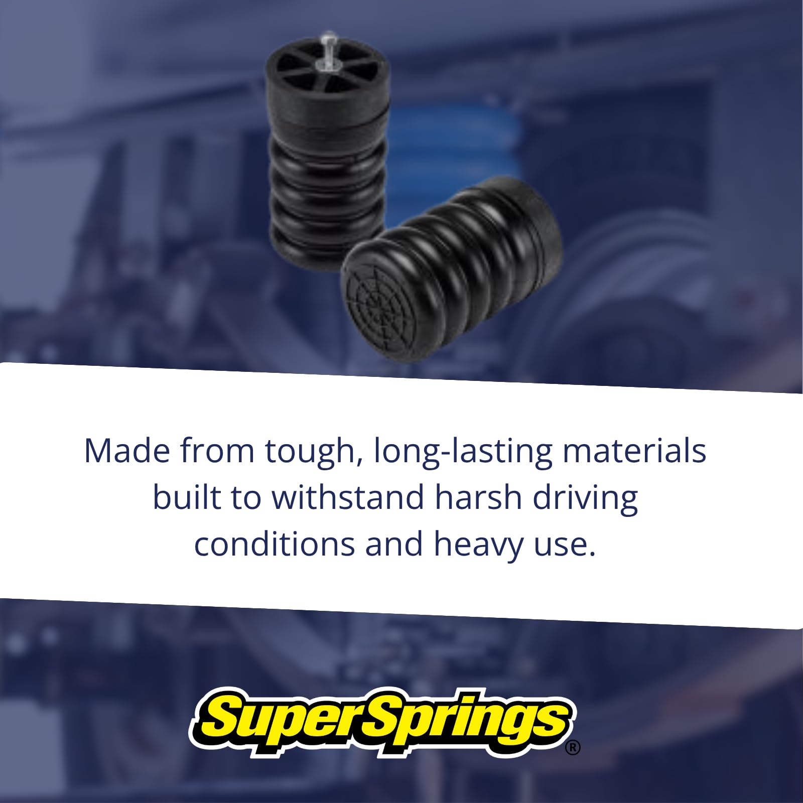 SumoSprings Rear for Chevrolet Tahoe|Suburban 2500, GMC Yukon 2500, SuperSprings SSR-202-47, Black