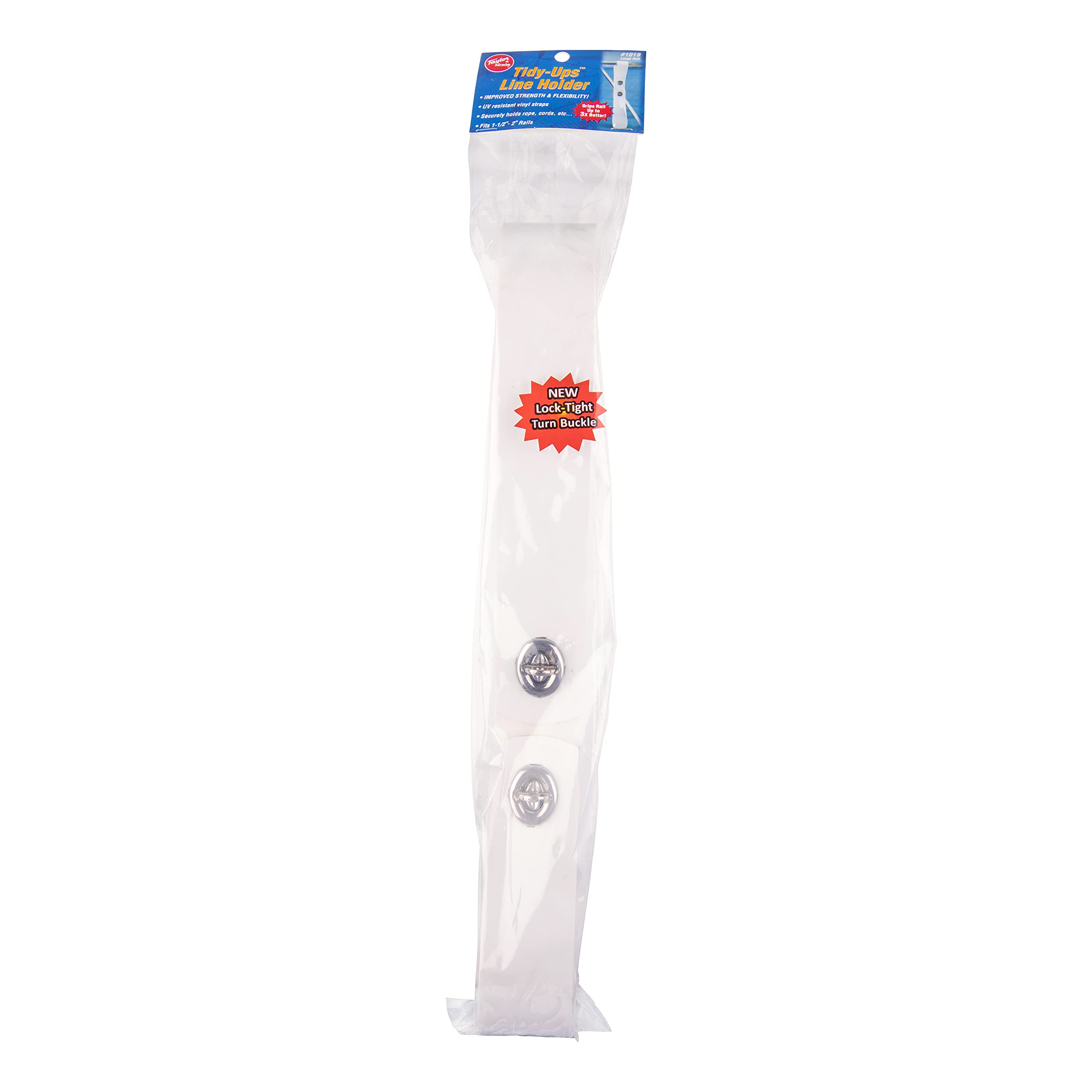 TAYLOR MADE PRODUCTS Boat Fender Line Holder Tidy-Ups fits 1-1/2" to 2" rails