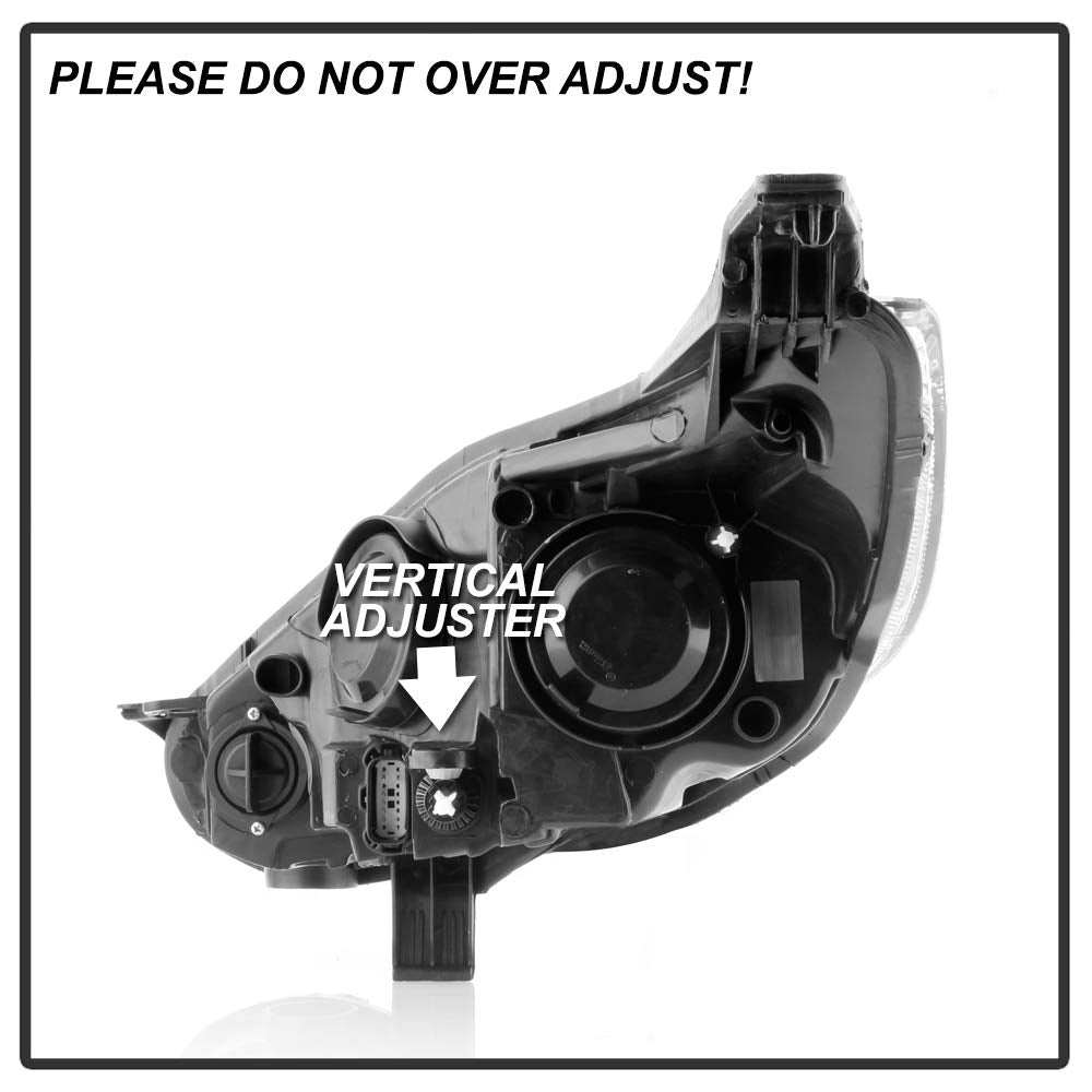 OE Xtune Headlights (HD-JH-FFIE14-BK-R) (POE)