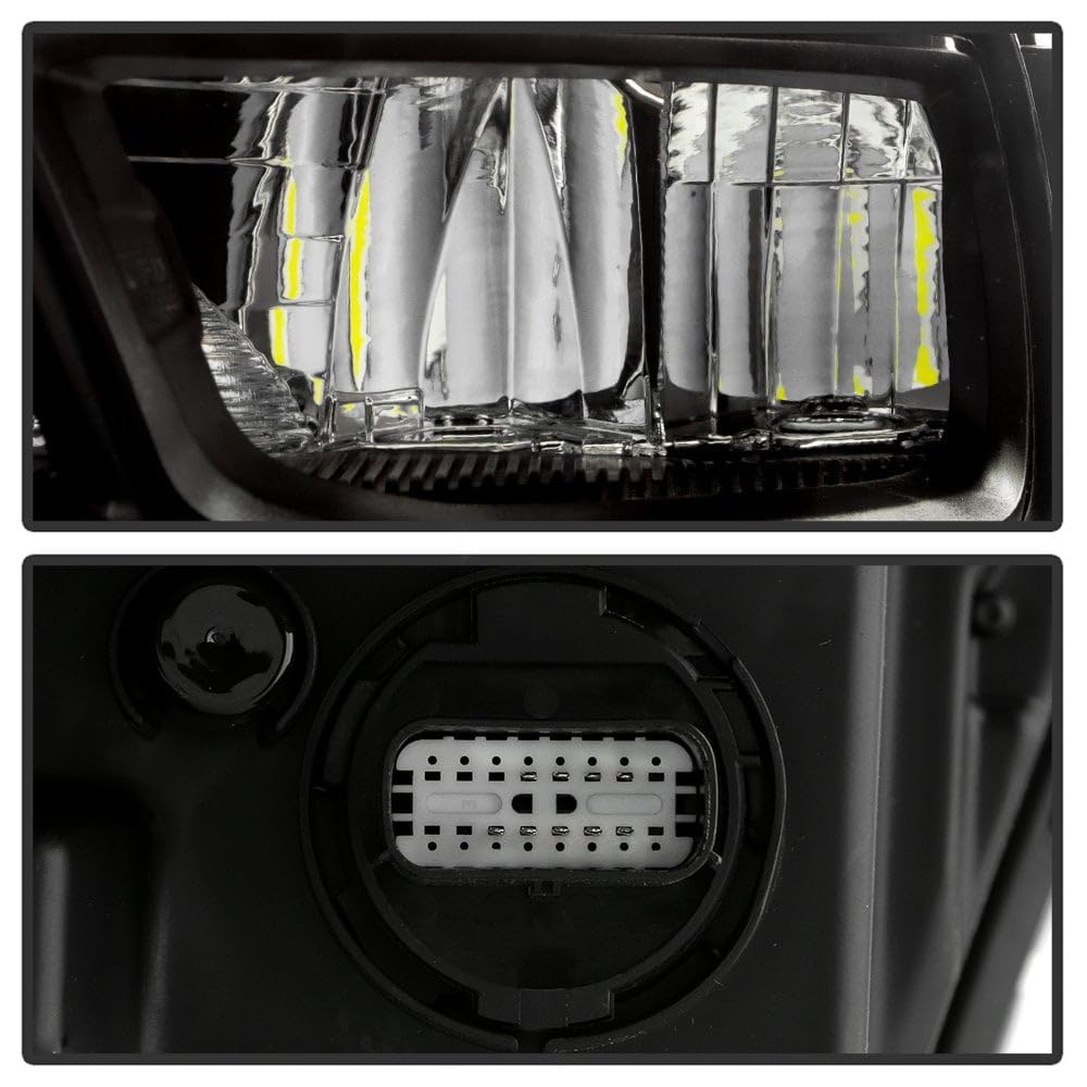 Dodge Ram 1500 Spyder (POE) 19-22 Black Bezel Full LED w/DRL Headlight - OE Left CH2502332