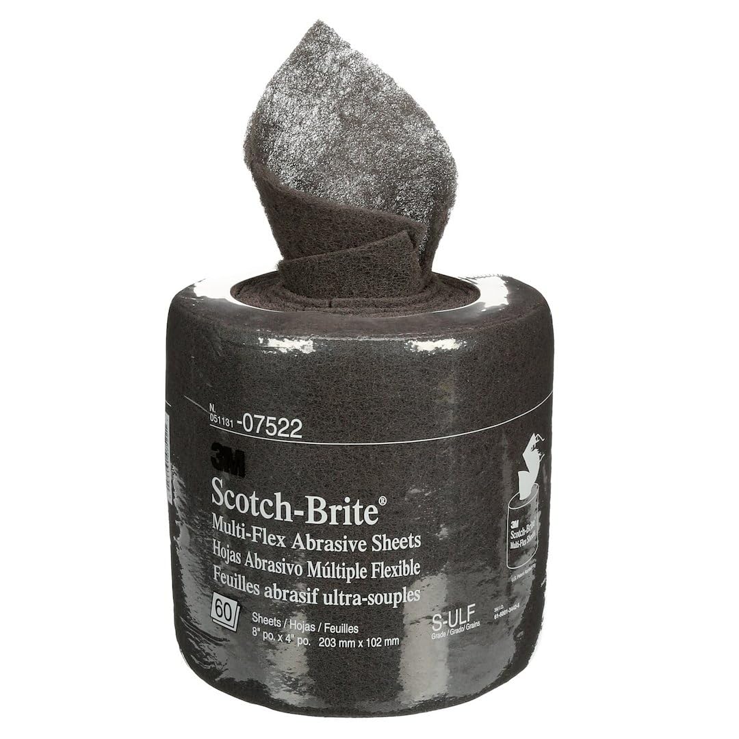3M Hand Pads 8" x 20' Scotch Brite Gray - 07522