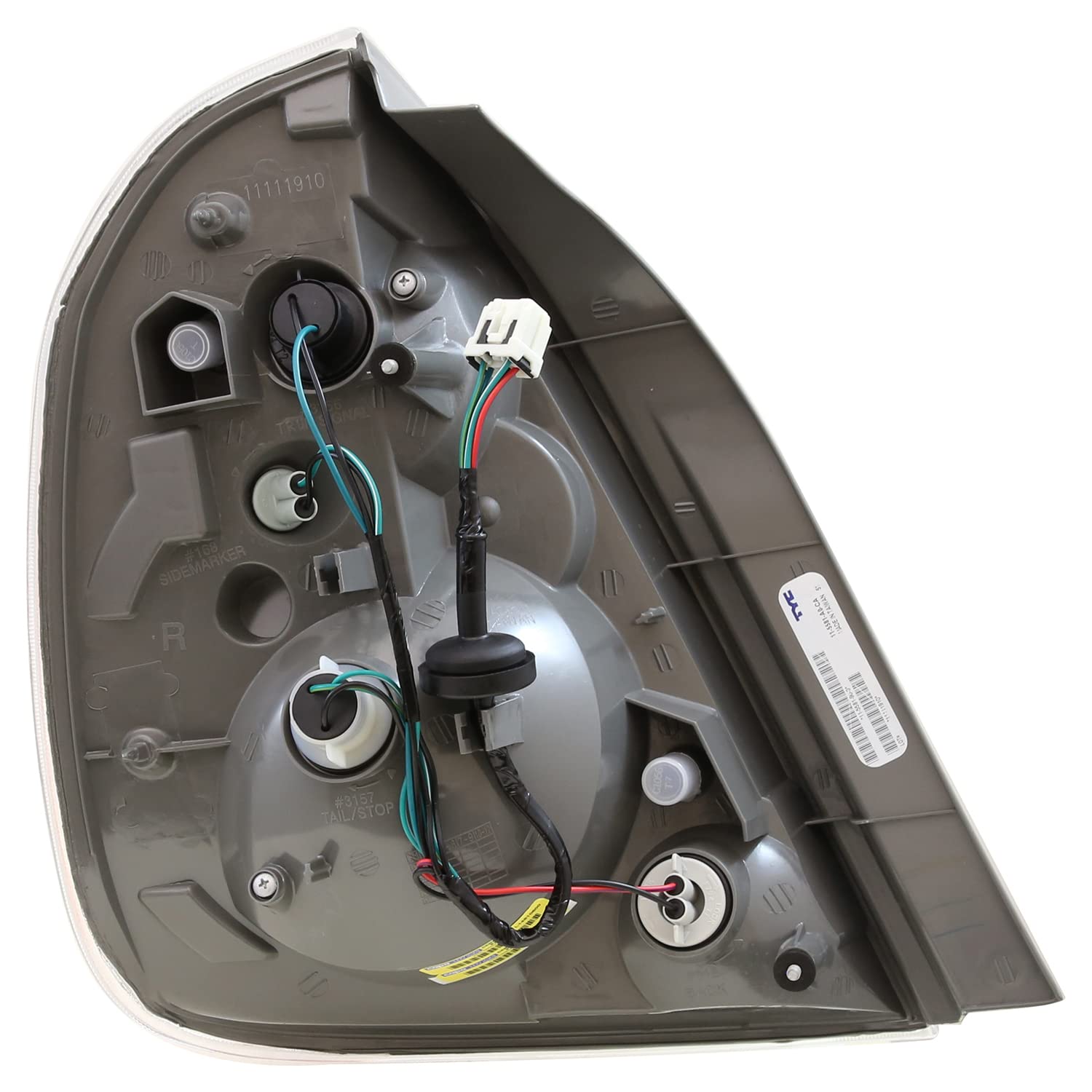 Right TYC Tail Light Assembly Compatible with 2005-2006 Nissan Altima