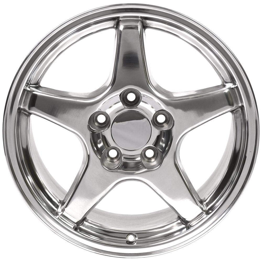 CV01-17095-5475-56P Tires OE Wheels LLC Polished Wheel Painted (17 x 9.5 inches /5 x 120 mm, 56 mm Offset