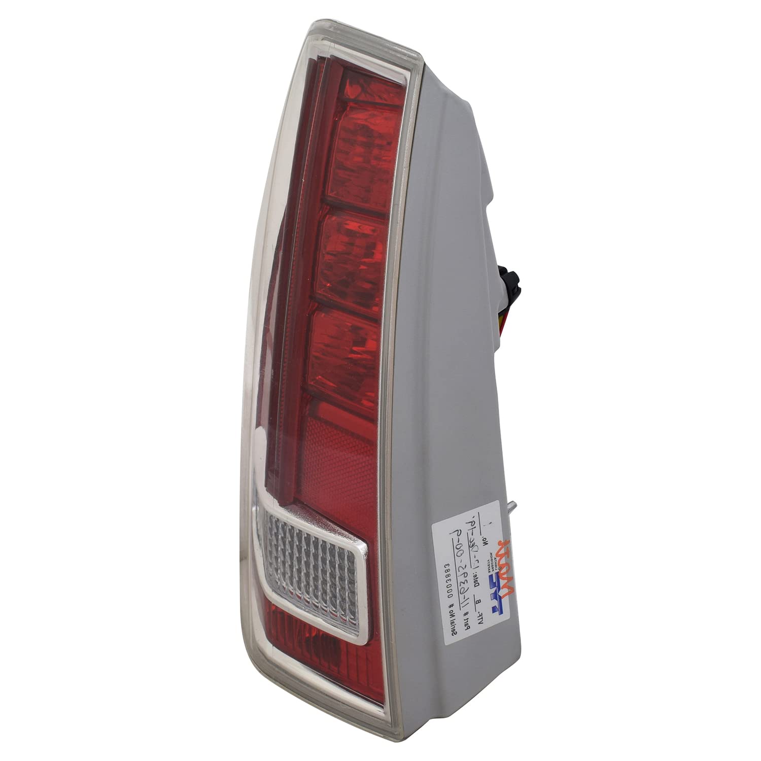 Left TYC Tail Light Assembly Compatible with 2011-2012 Chrysler 300