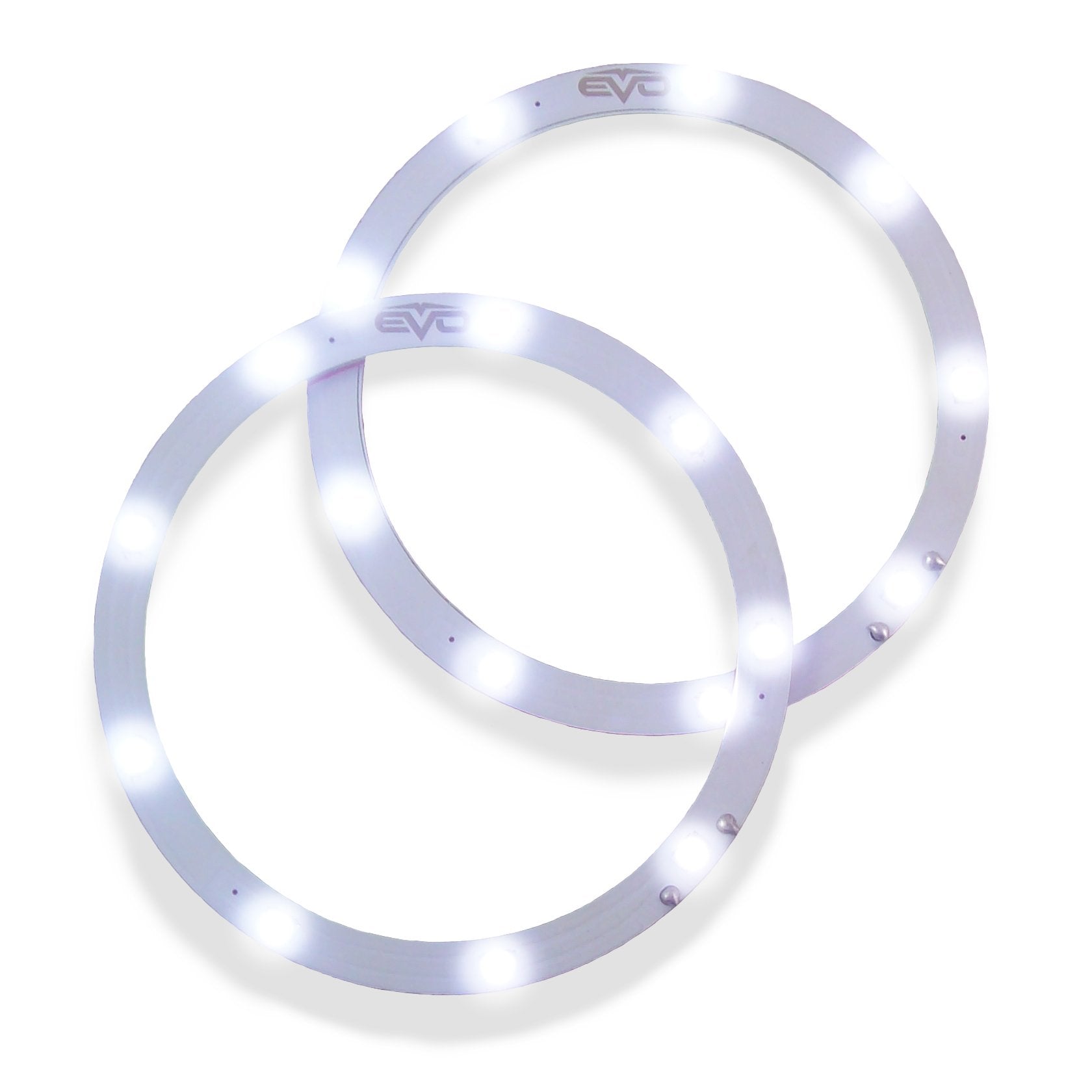 EVO Formance CIPA 93216 Eyes 3.5" (9 cm) Diameter - Universal Fit "Halo" Angel Eyes - Ultra White