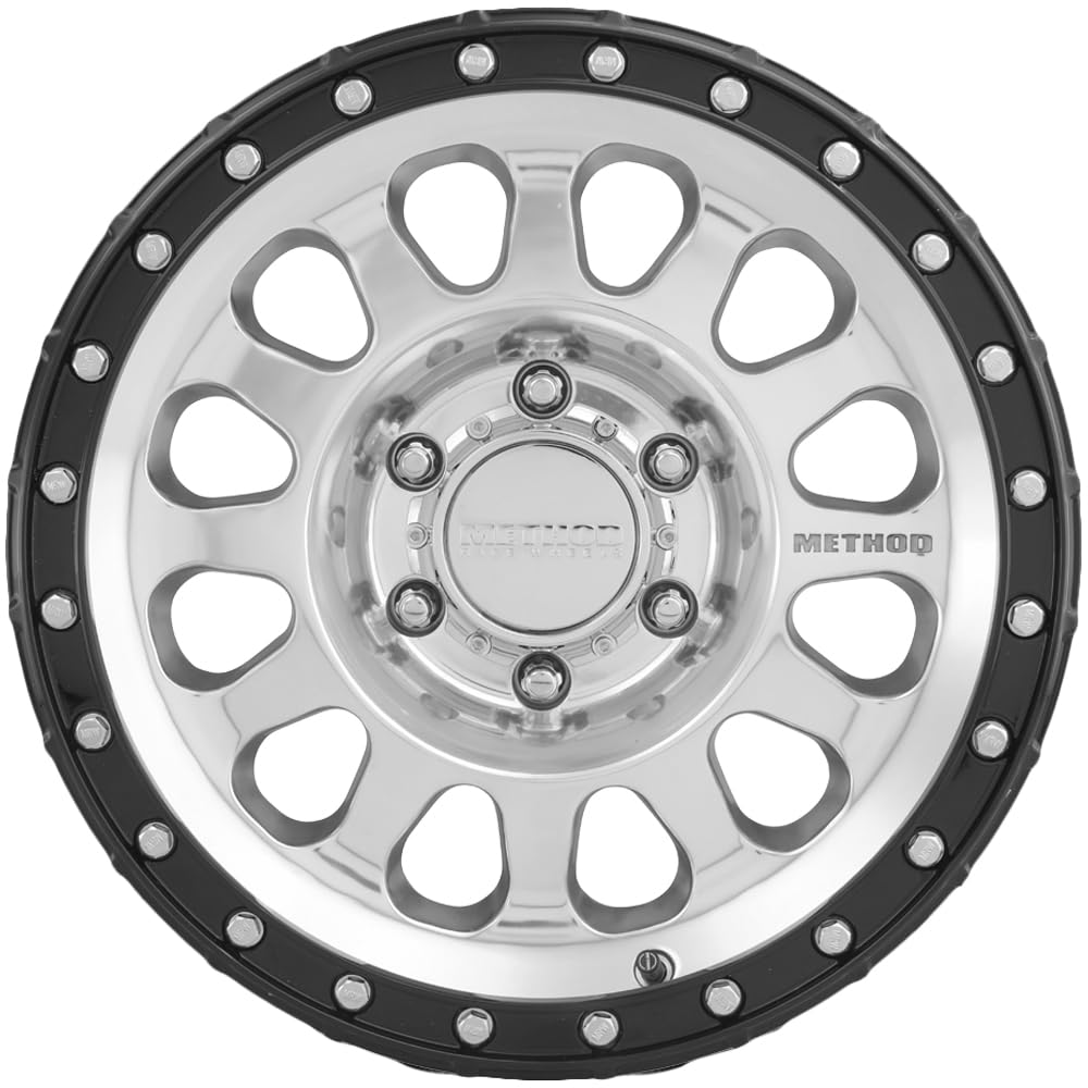 17x8.5 Method MR315 +0mm Polished/Black Wheel Rim 17" Inch MR315785161700