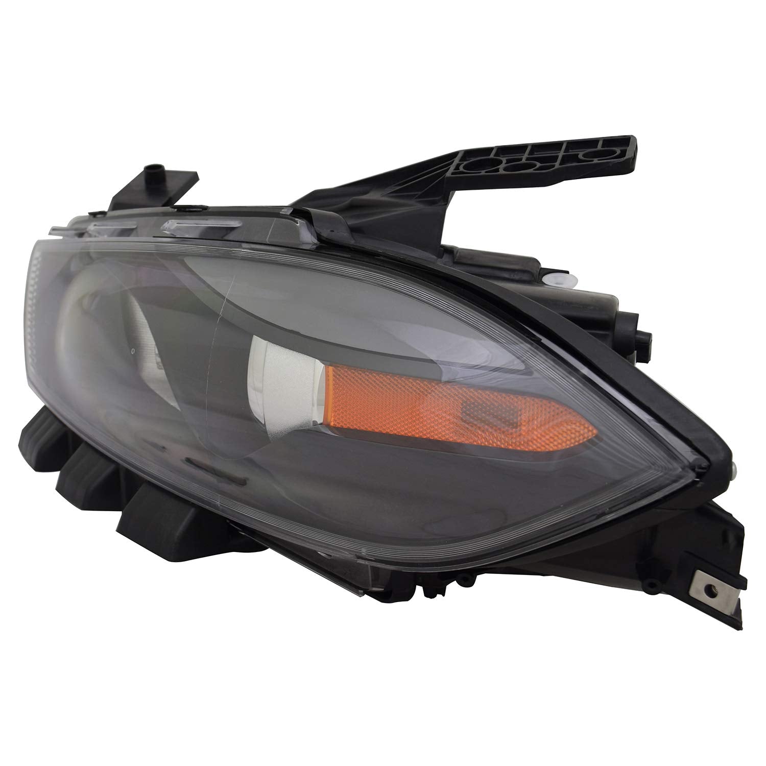 Left TYC Headlight Assembly Compatible with 2013-2015 Dodge Dart