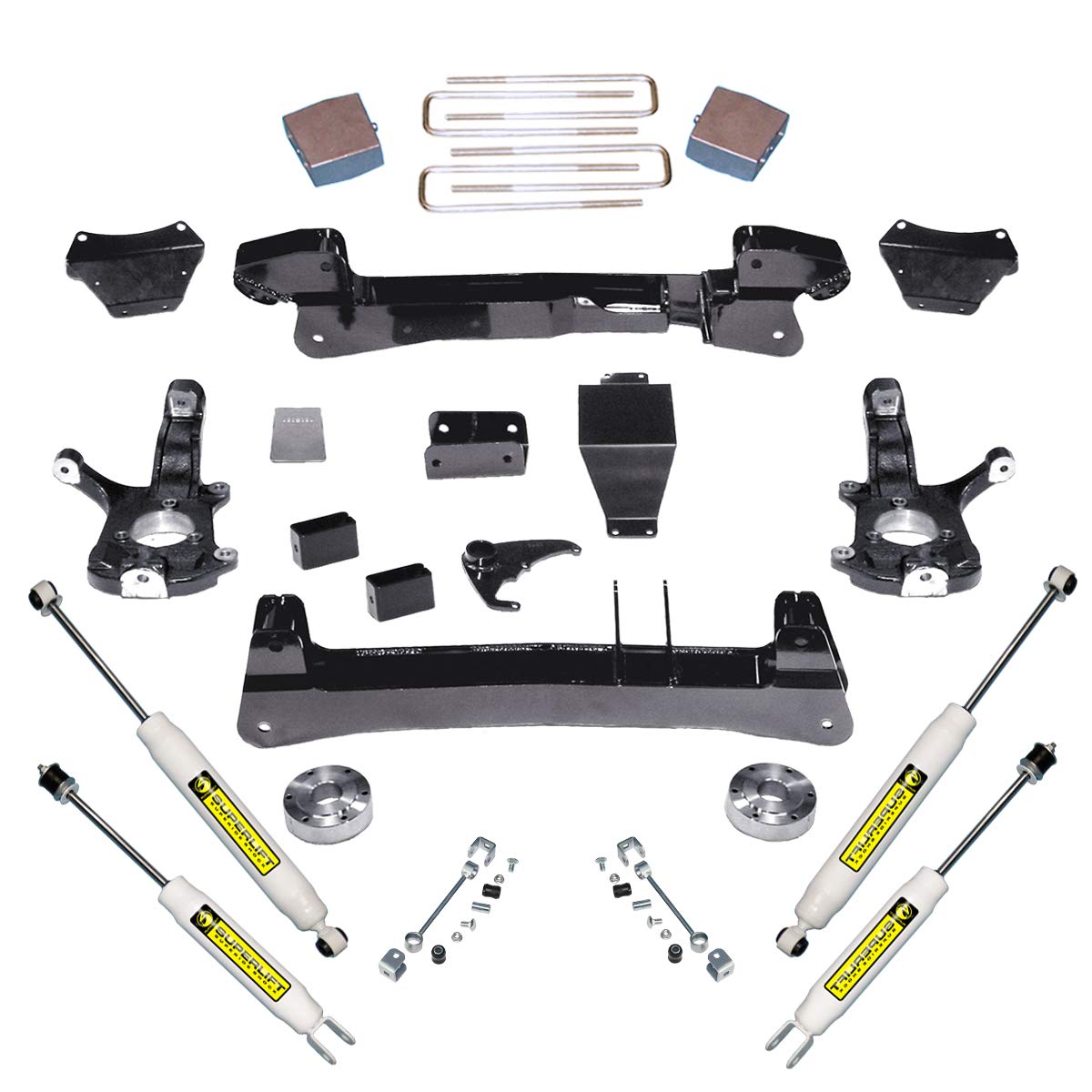 RealTruck SUPERLIFT Suspension Component Box | One Box of Multi Box Kit | 3377 | Fits 1999-2006 Chevy Silverado and GMC Sierra 1500 4WD - 2000-2006 Chevy Suburban, Tahoe and GMC Yukon