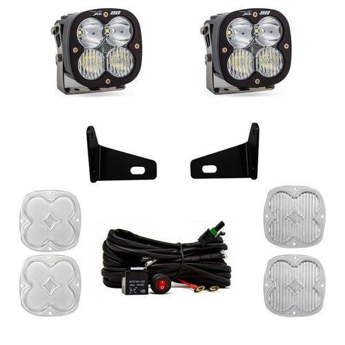 XL80 Baja Designs LED A-Pillar Light Kit for Can-Am Maverick X3 2017-22 UTV (Driving/Combo; Clear)