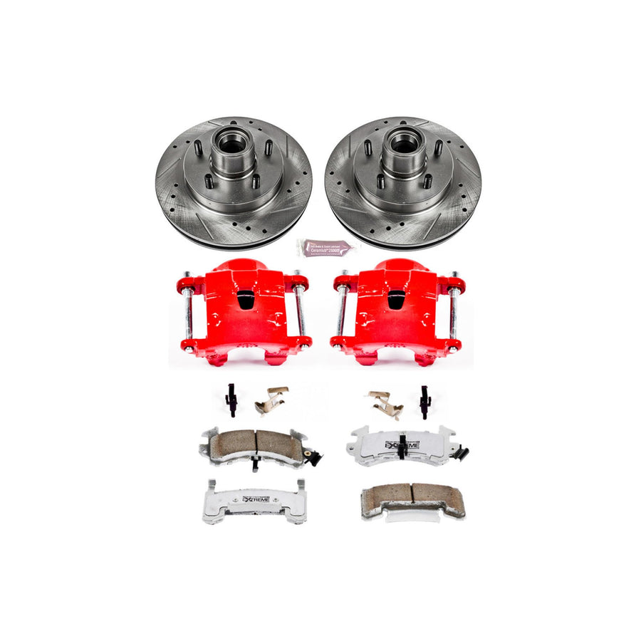 Power Stop Z26 Street Warrior KC1482-26 Front Brake Kit Buick Chevrolet GMC Oldsmobile Pontiac