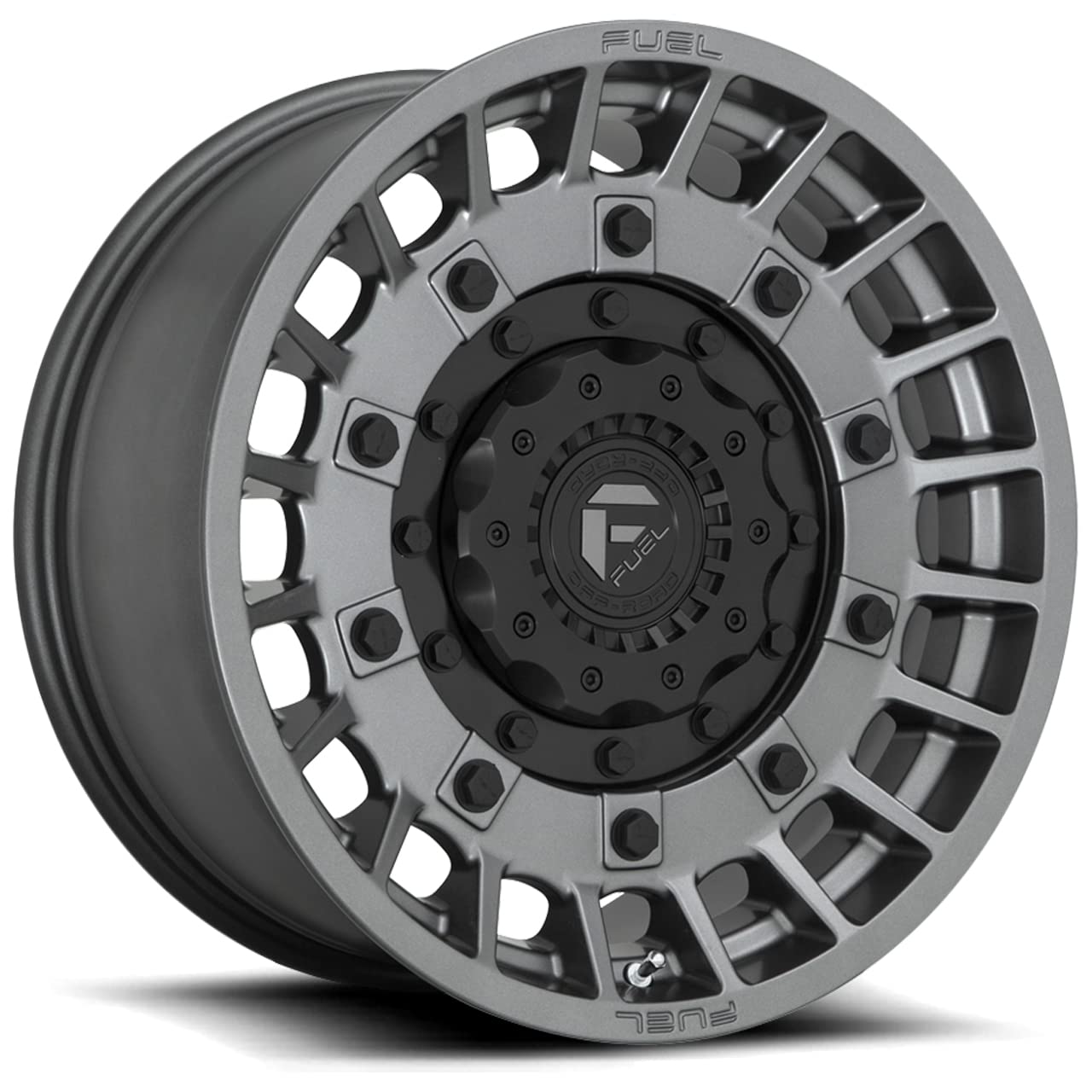 D726 MILITIA FUEL OFF-ROAD 17X9, 5X4.5/5.0, 4.53, -12mm MATTE ANTHRACITE AND BLACK - D72617902645