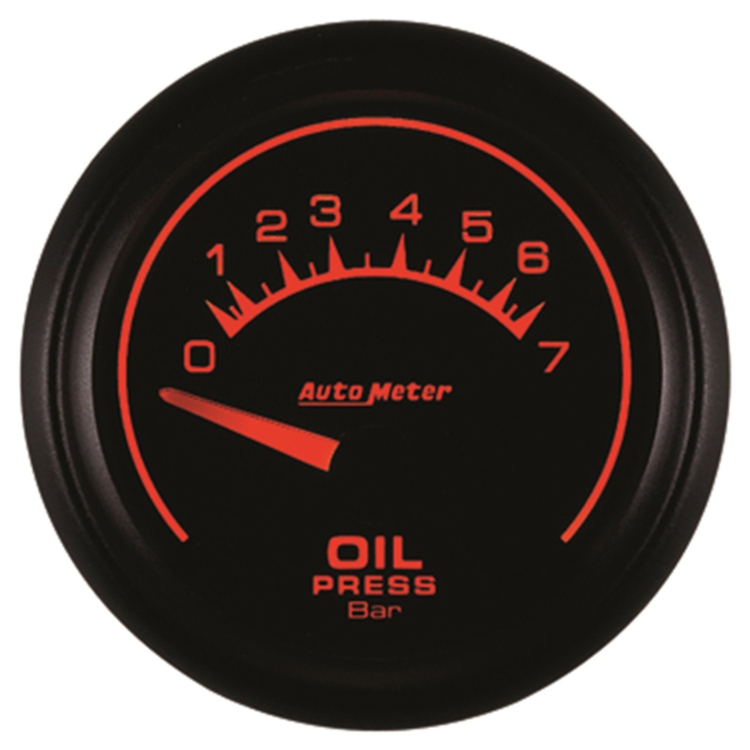 Auto Meter 2-1/16" 0-7 Bars Short Sweep Electric Oil Pressure Gauge 5927-M