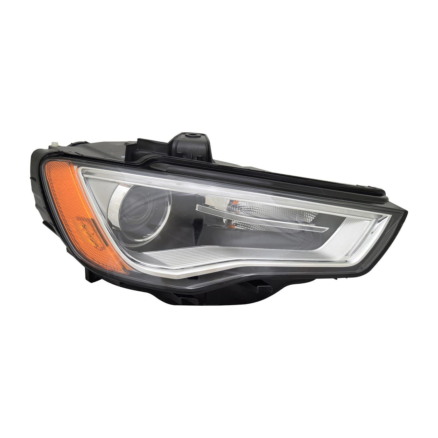 Right TYC Headlight Assembly Compatible with 2015-2016 Audi A3
