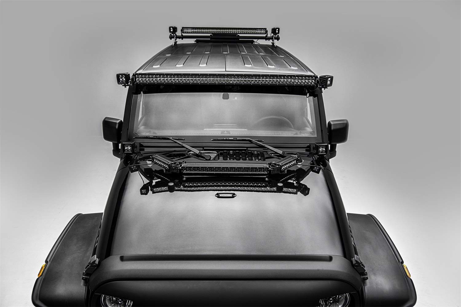 ZROADZ Modular Rack Z350050 LED Light Bar Bracket Adjustable Mounts Up to [4] Various Size LED Light Bars