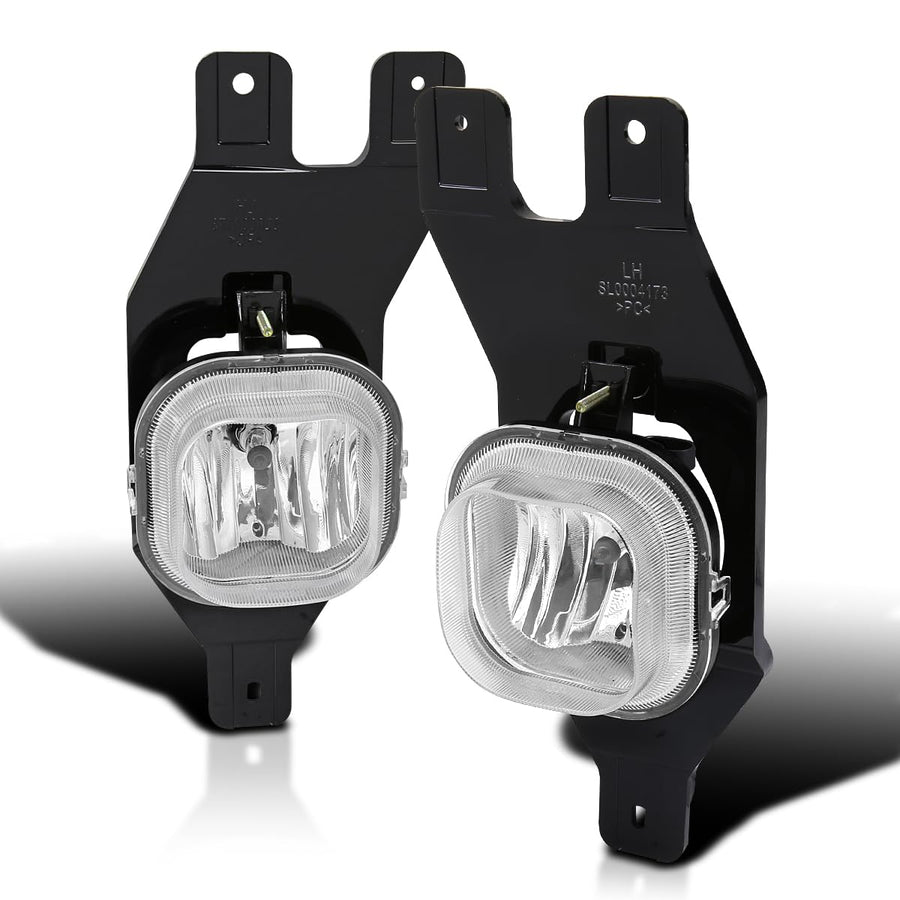 Fog Lights + Switch SPEC-D TUNING Compatible with 1999-2004 Ford F-250, F-350 Super Duty, 2000-2004 Excursion, L+R Pair Assembly