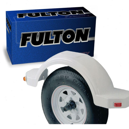 12-Inch Fulton Plastic Fender, White