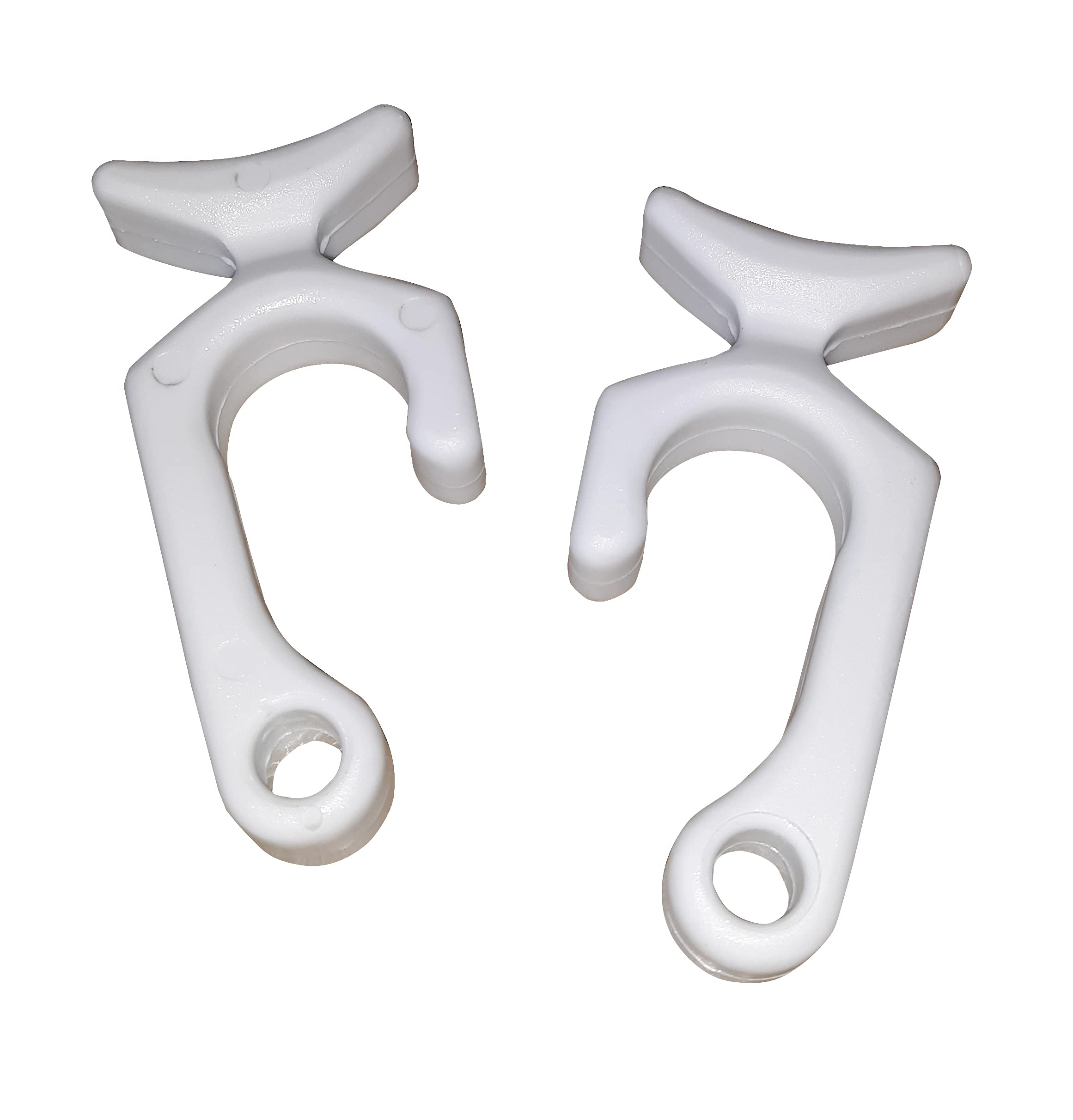 Rail Mount Taylor Made Products 1093 Boat Fender Line Clip (Pair), White