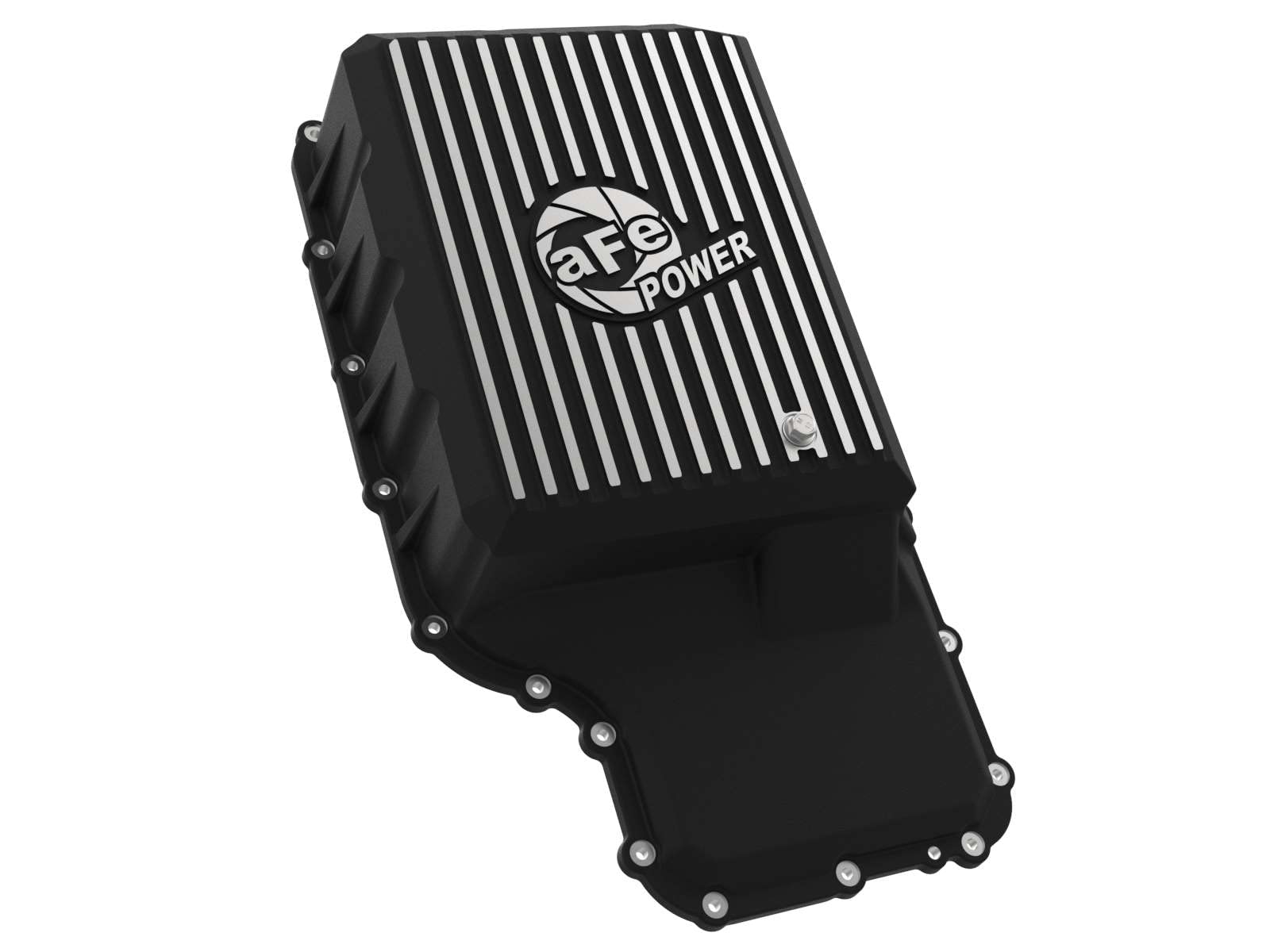 aFe POWER 46-71220B Street Series aFe POWER Transmission Pan, Holds 4 Quarts Over Stock, Black, for 2020-2021 Ford Trucks (10R140 Transmission)