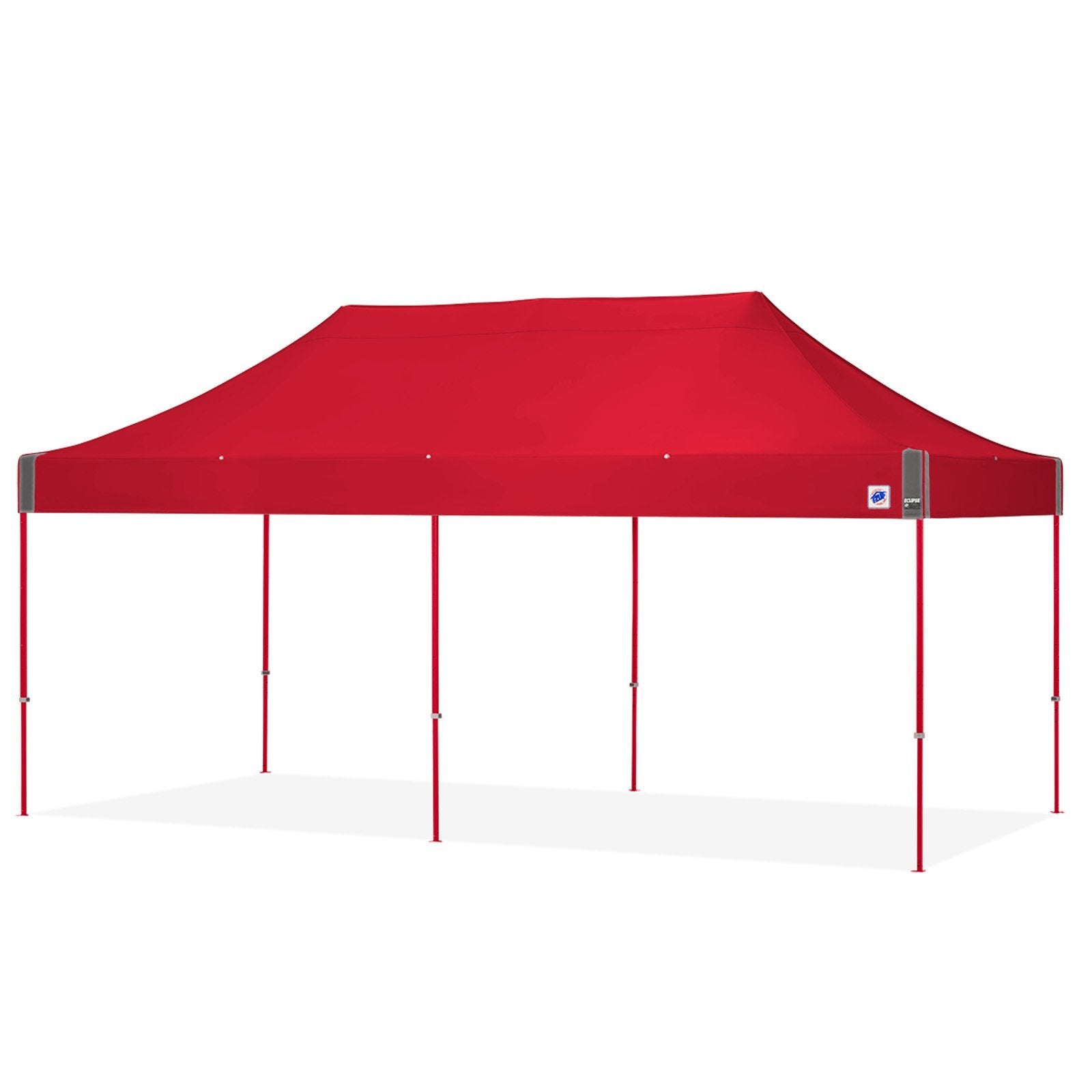 E-Z UP Instant Shelter Eclipse Canopy, 10' x 20', White Steel Frame and Professional Grade White Top