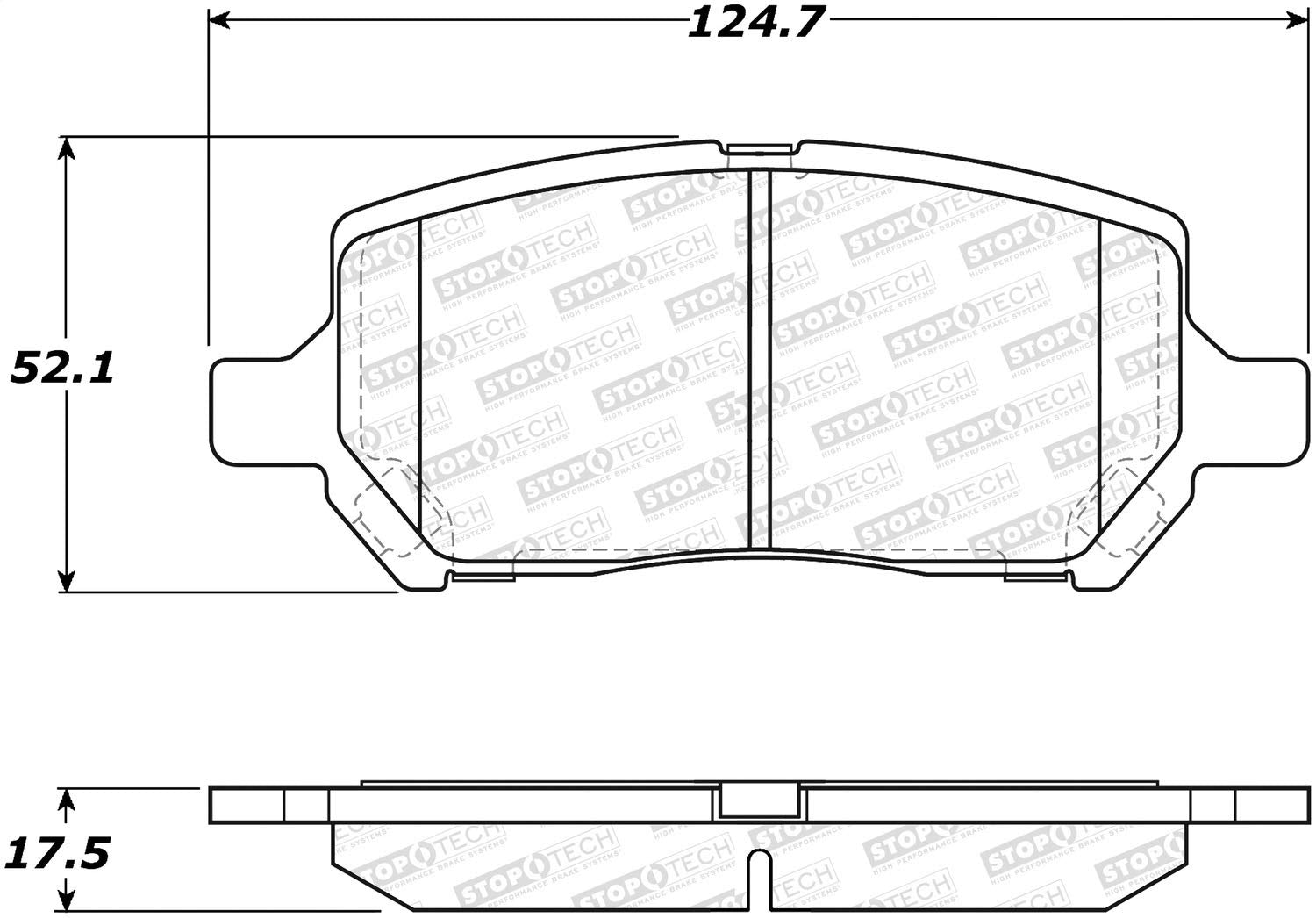 Street Select StopTech Brake Pads 305.09560
