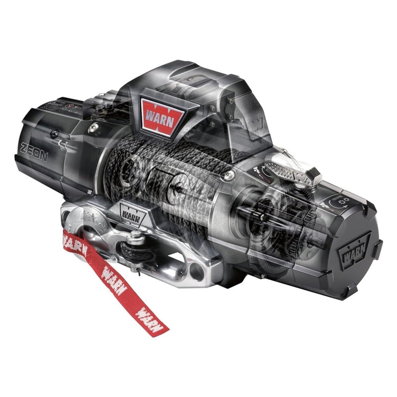 ZEON Warn 8-S Winch with Synthetic Rope - 8000 lb. Capacity