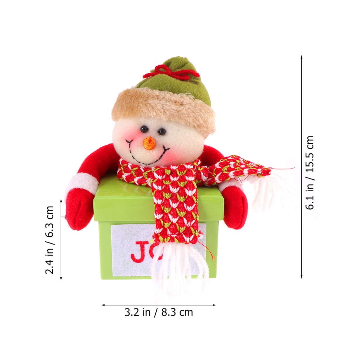 Christmas Candy Box Holibanna Christmas Snowman Gift Box Christmas Eve Party Bags