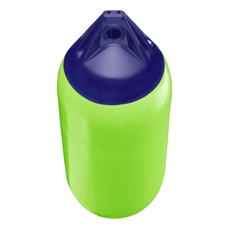 F-5 Standard Polyform Boat Fender - Lime Blue Ropehold