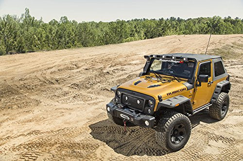 Bowless Soft Top, Black Diamond | Rugged Ridge | 13750.39 | Fits 2007-2018 Jeep Wrangler JK 2-Door