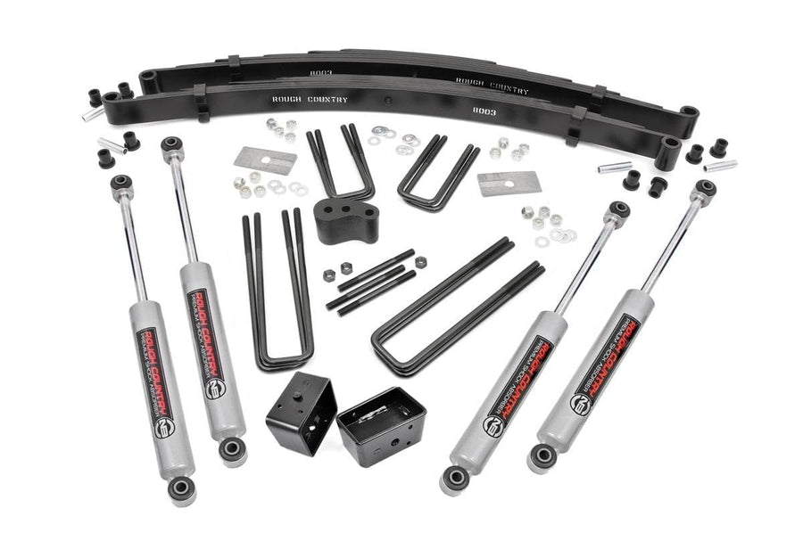 4" Lift Kit Rough Country for 86-89 Dodge W100 | 77-93 W150 | Dana 40-310.20