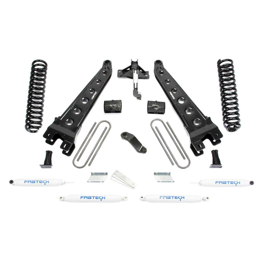 Coil Spring Kit Fabtech FTS22251 For 6 in. Lift For PN[K2282/K2282M/K2282DL/K2284/K2284M/K2284DL] Coil Spring Kit