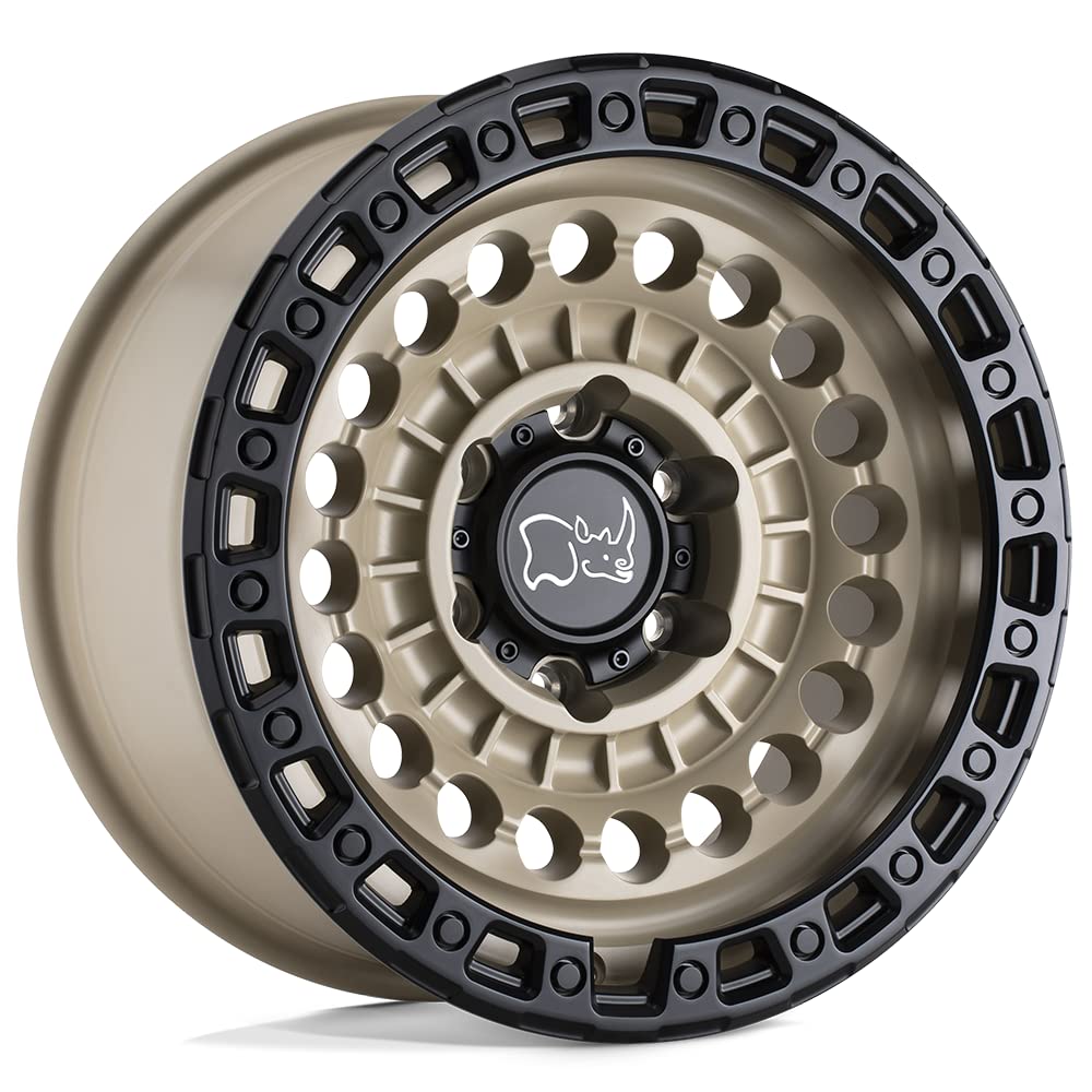 SENTINEL Black Rhino Hard Alloys 17X8.5 5X5.0 4.04-18mm DESERT SAND W/BLACK RING - 1785STN-85127D71