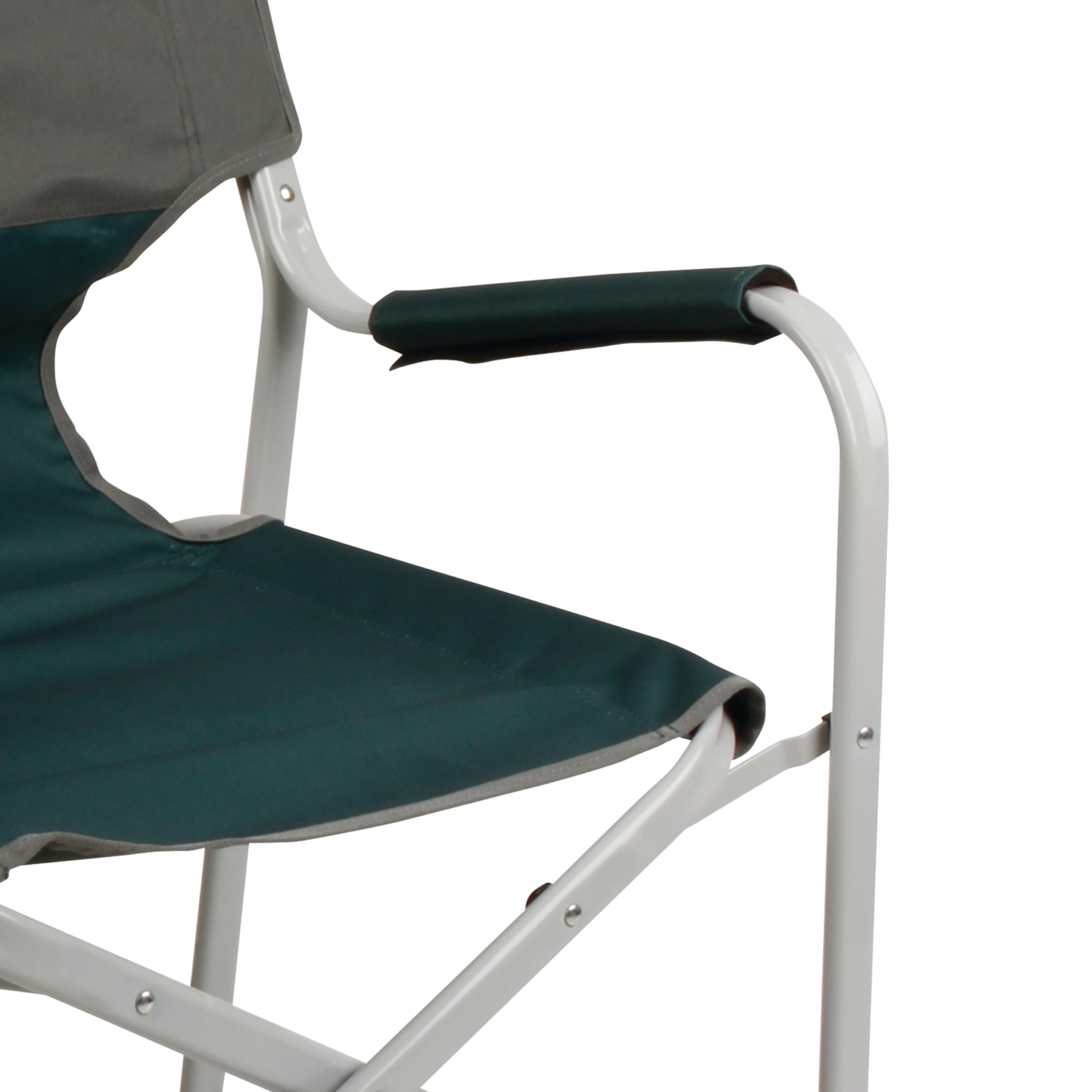 Coleman Folding Outpost Elite Camping Chair with Side Table & Cup Holder, Weather-Resistant Portable Chair with Arm Rests