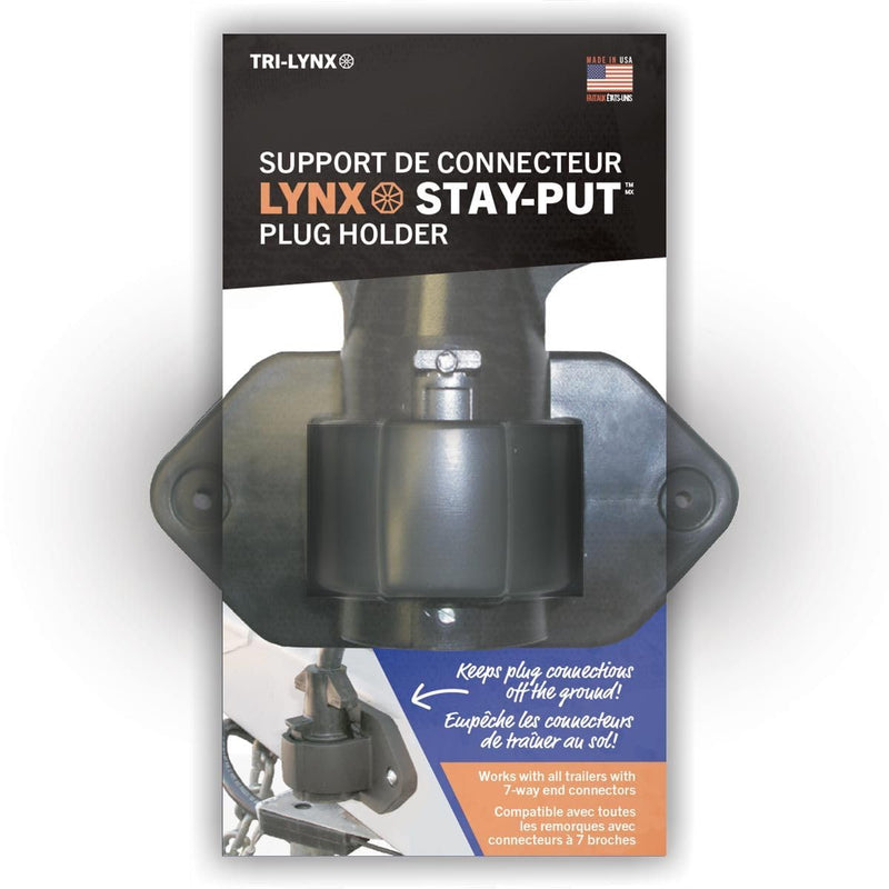 Lynx Tri-Lynx 8200B Stay-Put Plug Holder, Black
