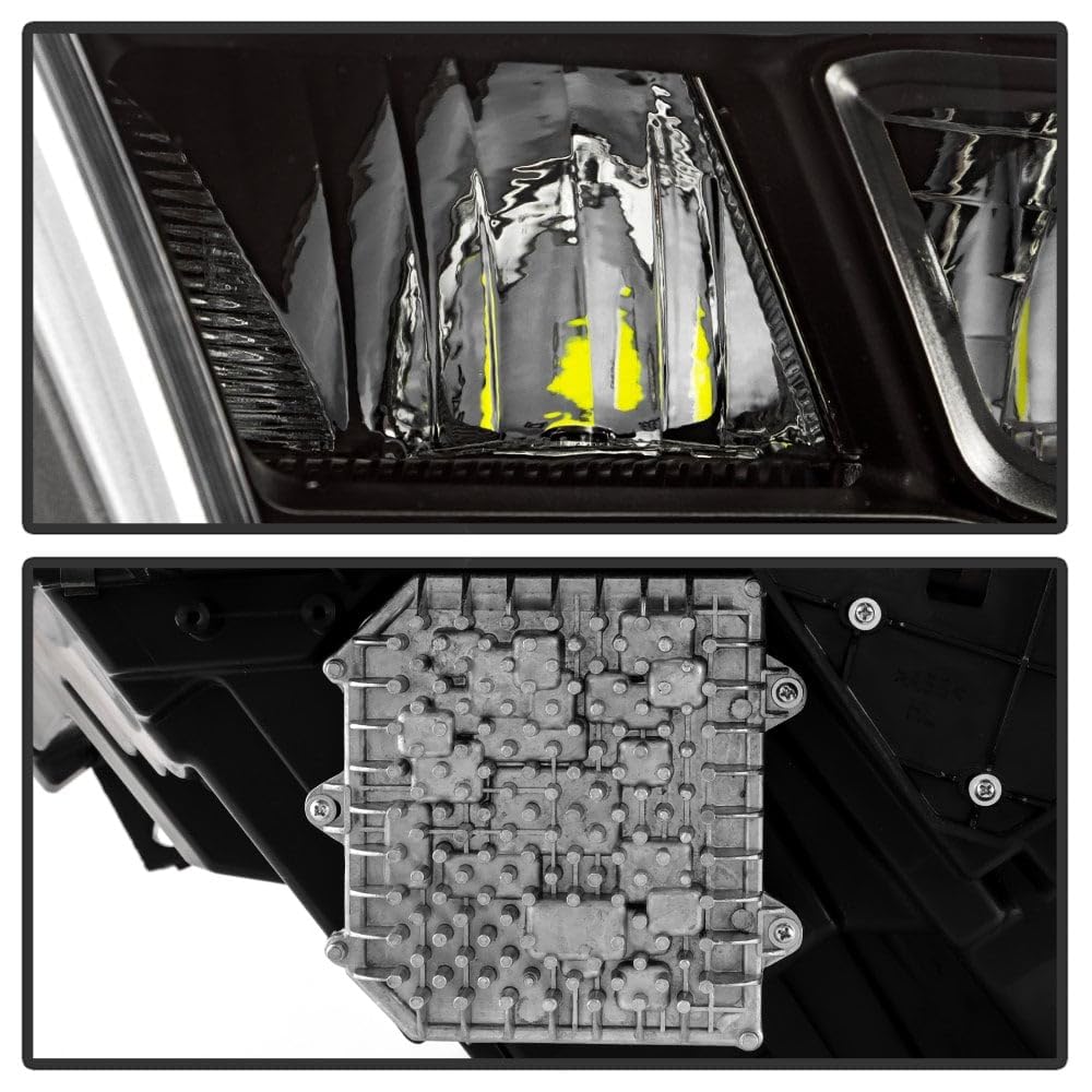 Dodge Ram 1500 Spyder (POE) 19-22 Black Bezel Full LED w/DRL Headlight - OE Left CH2502332