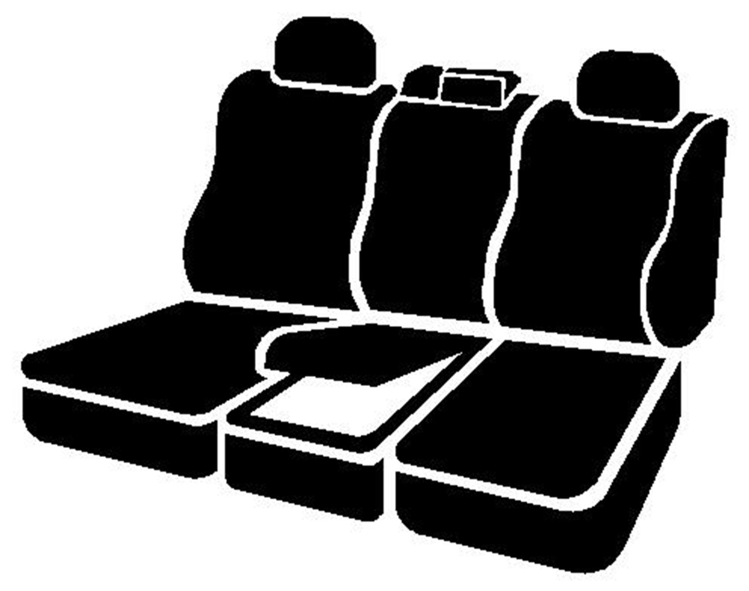Custom Fit Fia OE39-34 GRAY Front Seat Cover Split Seat 40/20/40 - Tweed, (Gray)