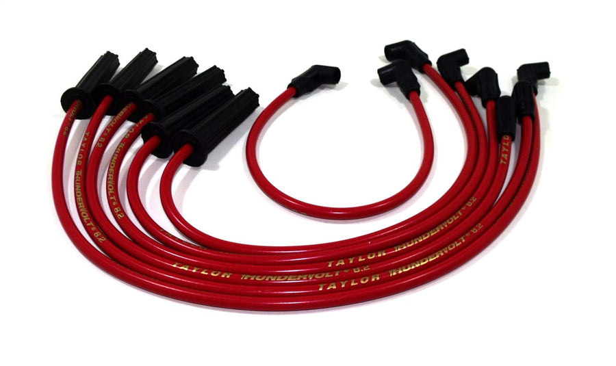 Thundervolt 8.2 Taylor Cable custom 6 cyl red