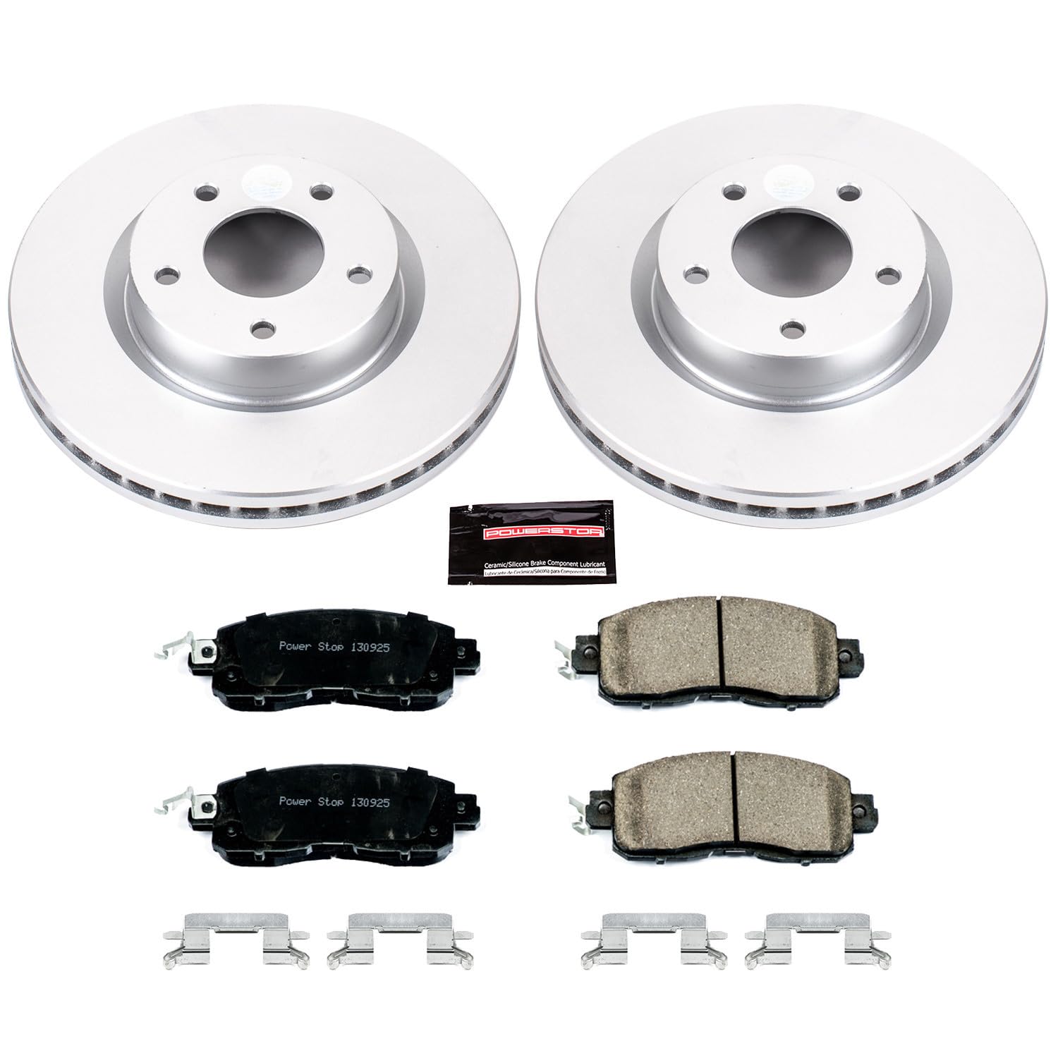 Power Stop Front CRK6494 Z17 Evolution Geomet Coated Brake Kit For Nissan Altima 2013-2023 [Model Specific]