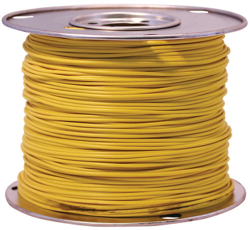 Southwire Woods 55670823 Stranded Primary Wire, 14-Gauge Bulk Spool, 100-Feet, Yellow
