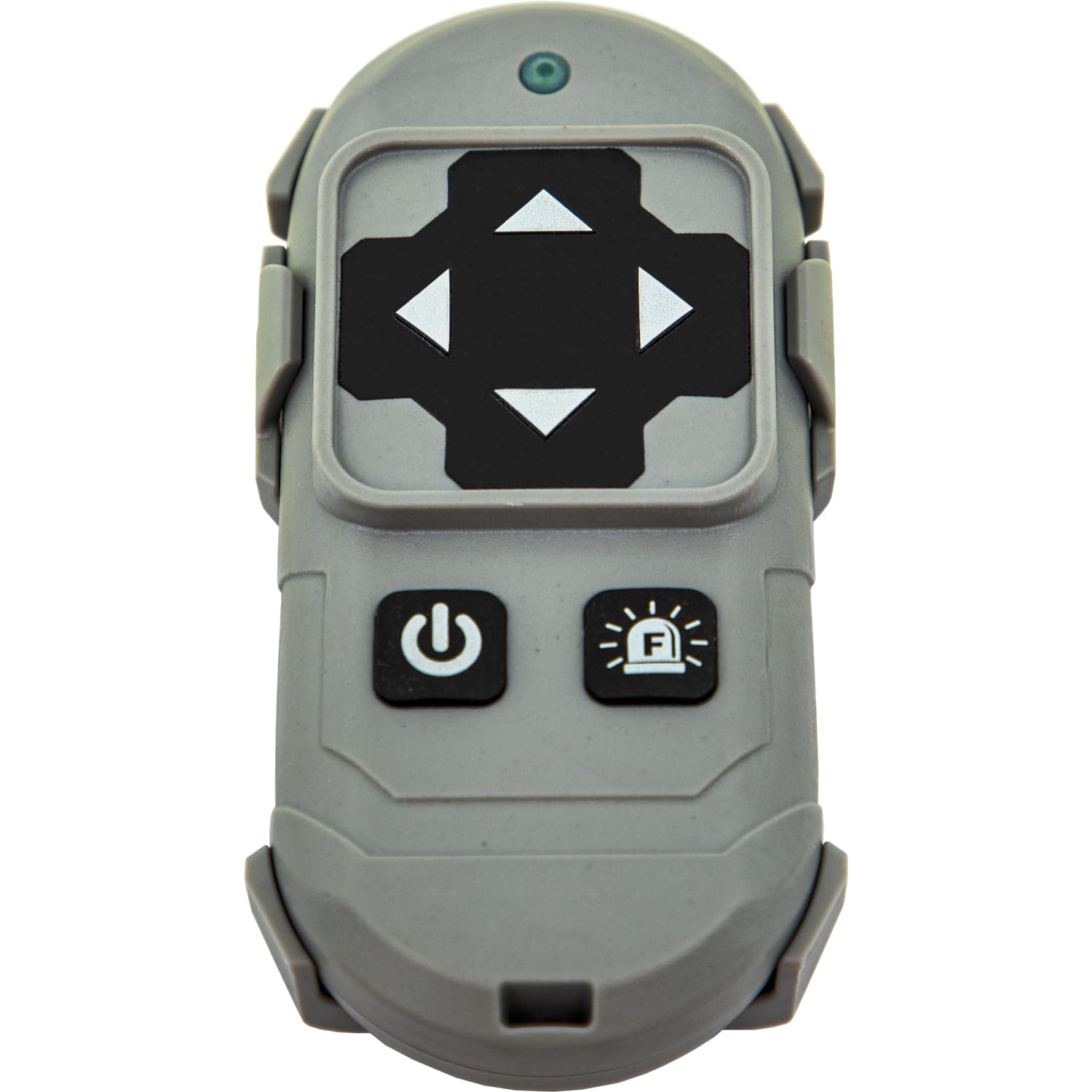 Ultra Bright Buyers Products Rotating Spot Light With Wireless Remote, 16 LEDs, 6,720 Lumens, White Housing, Blunt Cut Connection With Permanent Mount
