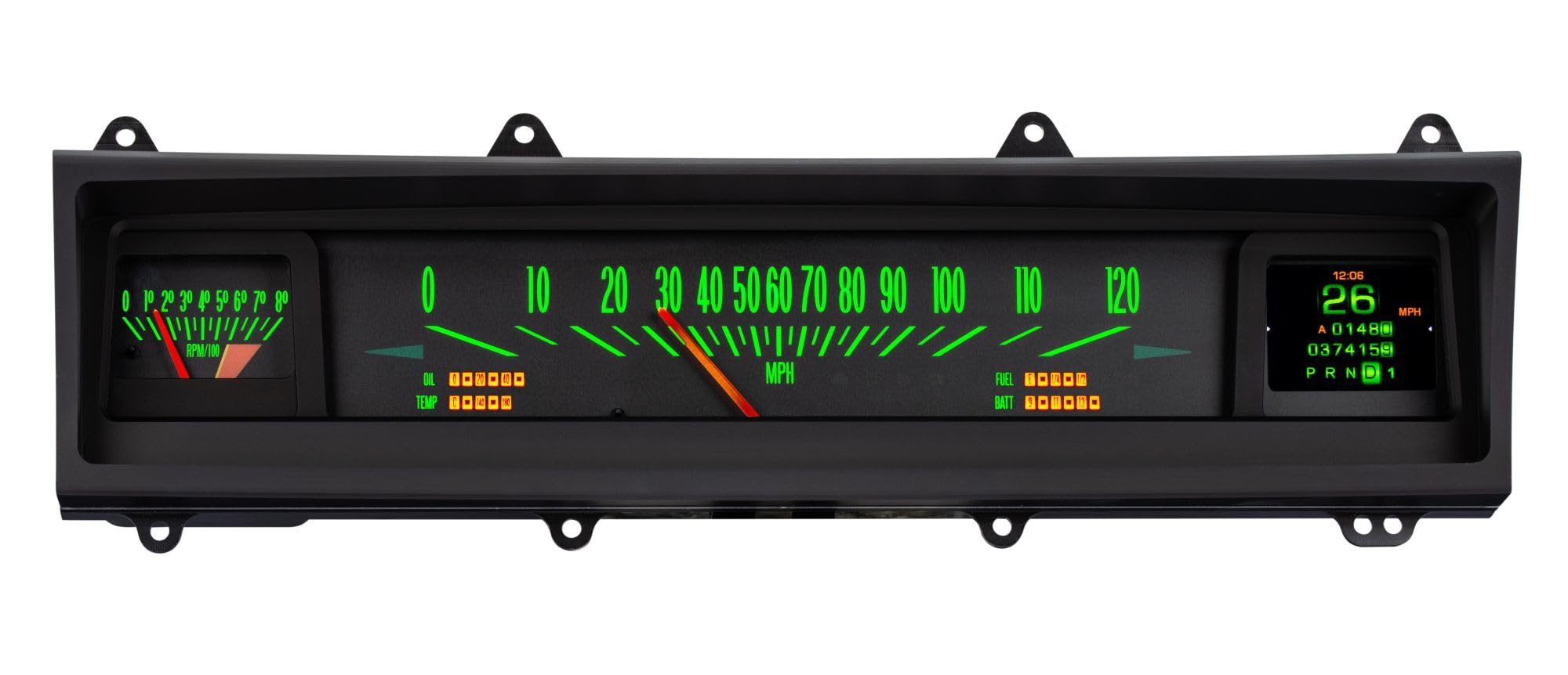 Dakota Digital Retrotech Gauge Instrument System RTX-69C-NOV-X Compatible with 1969-76 Chevy Nova, 1973-75 Buick Apollo, 1975-76 Skylark, 1973-76 Olds Omega and 1971-76 Pontiac Ventura